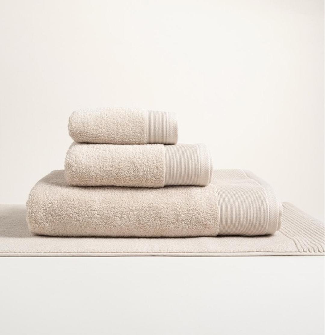 Solid Bordürlü Banyo Havlusu