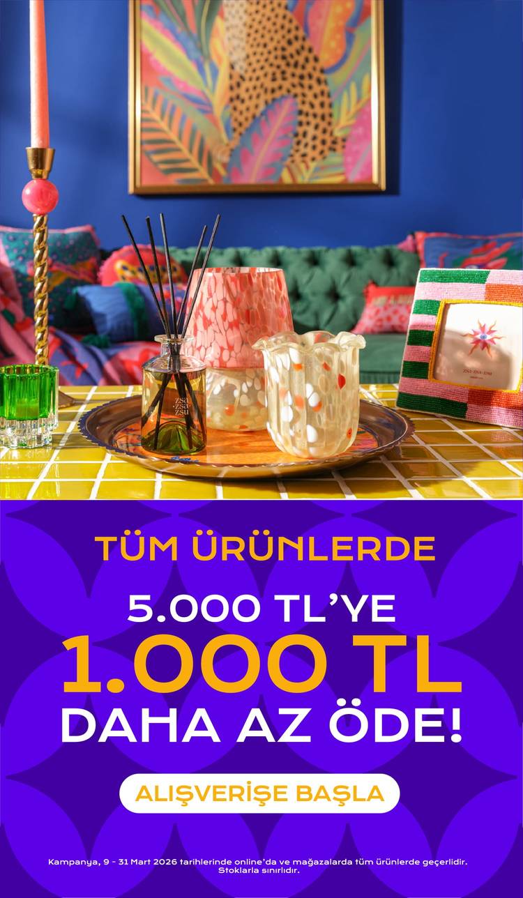 Her 5000 TL'ye 1000 TL Daha Az Öde!