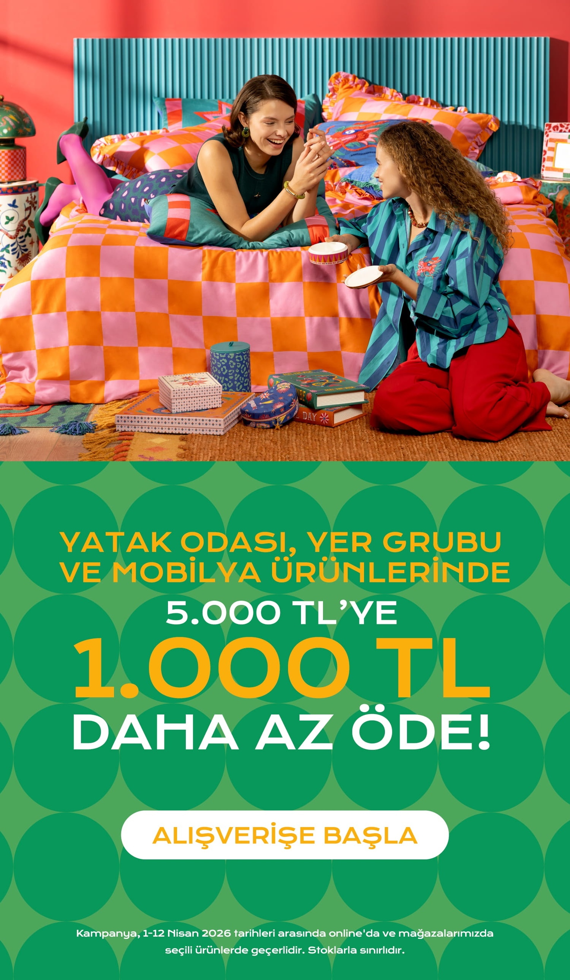 Seçili Ürünlerde 5000 TL'ye 1000 TL Daha Az Öde!