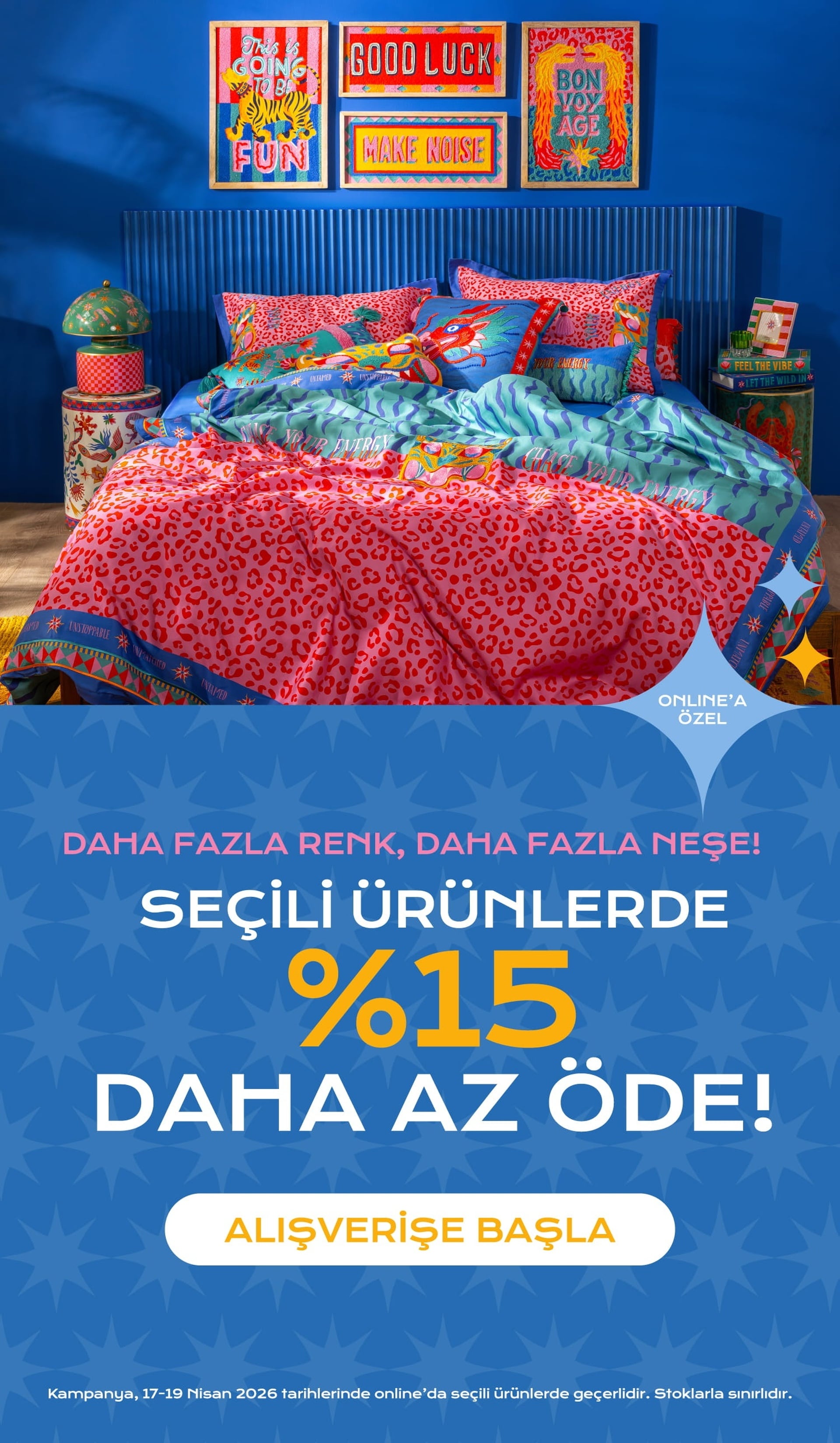 Seçili Ürünlerde %15 Daha Az Öde!