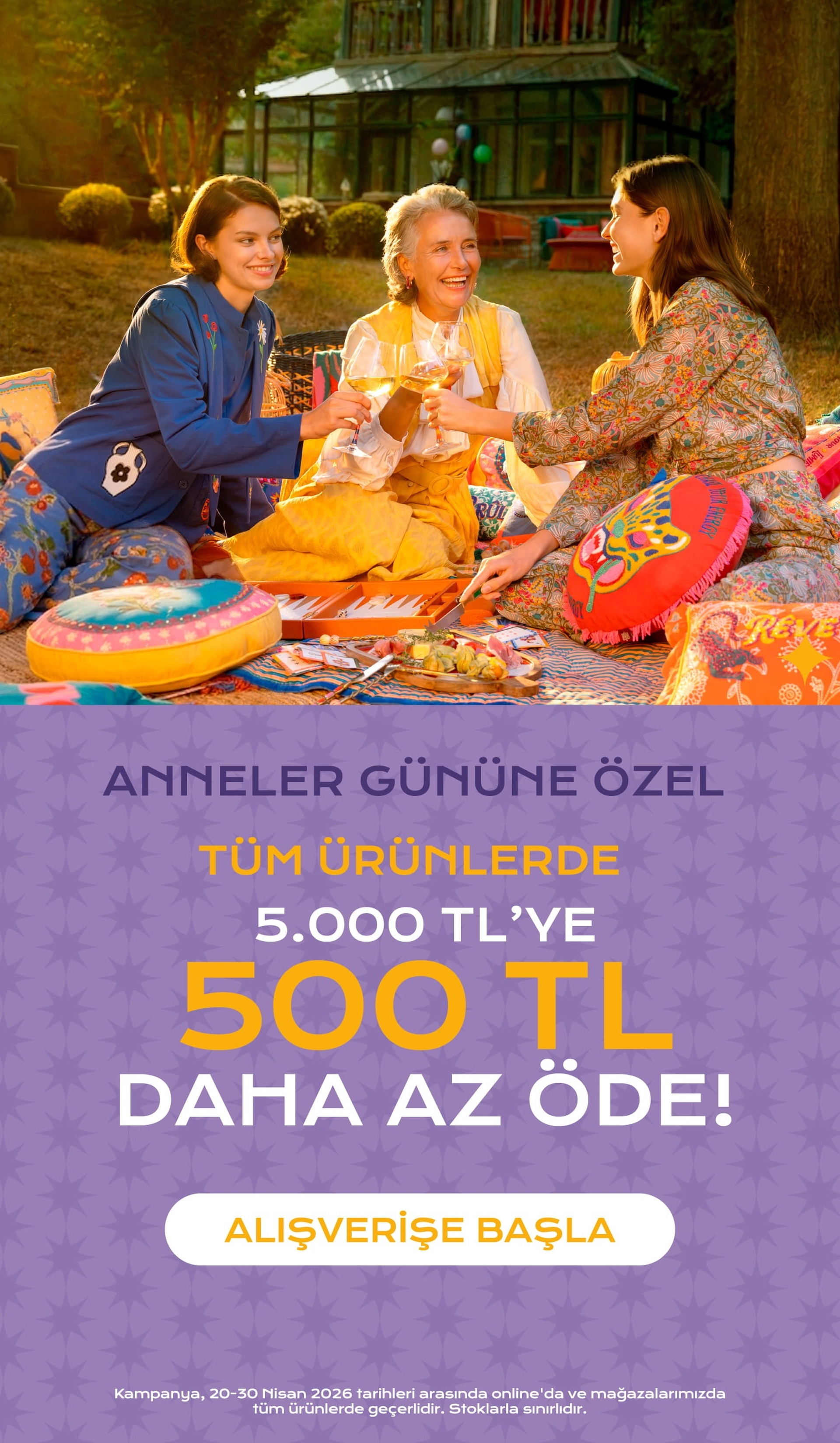 Her 5000 TL'ye 500 TL Daha Az Öde!