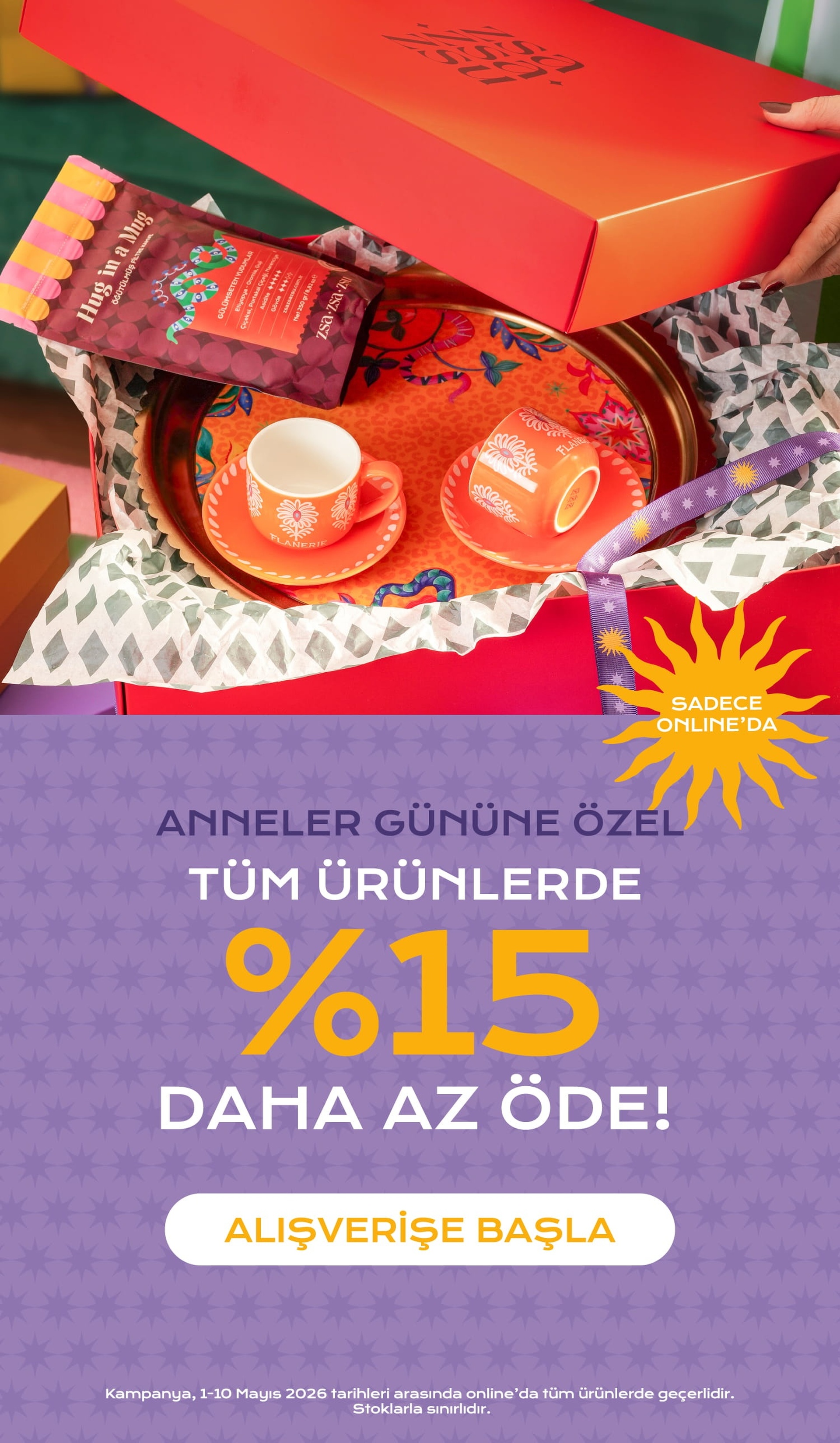 Tüm Ürünlerde %15 Daha Az Öde!