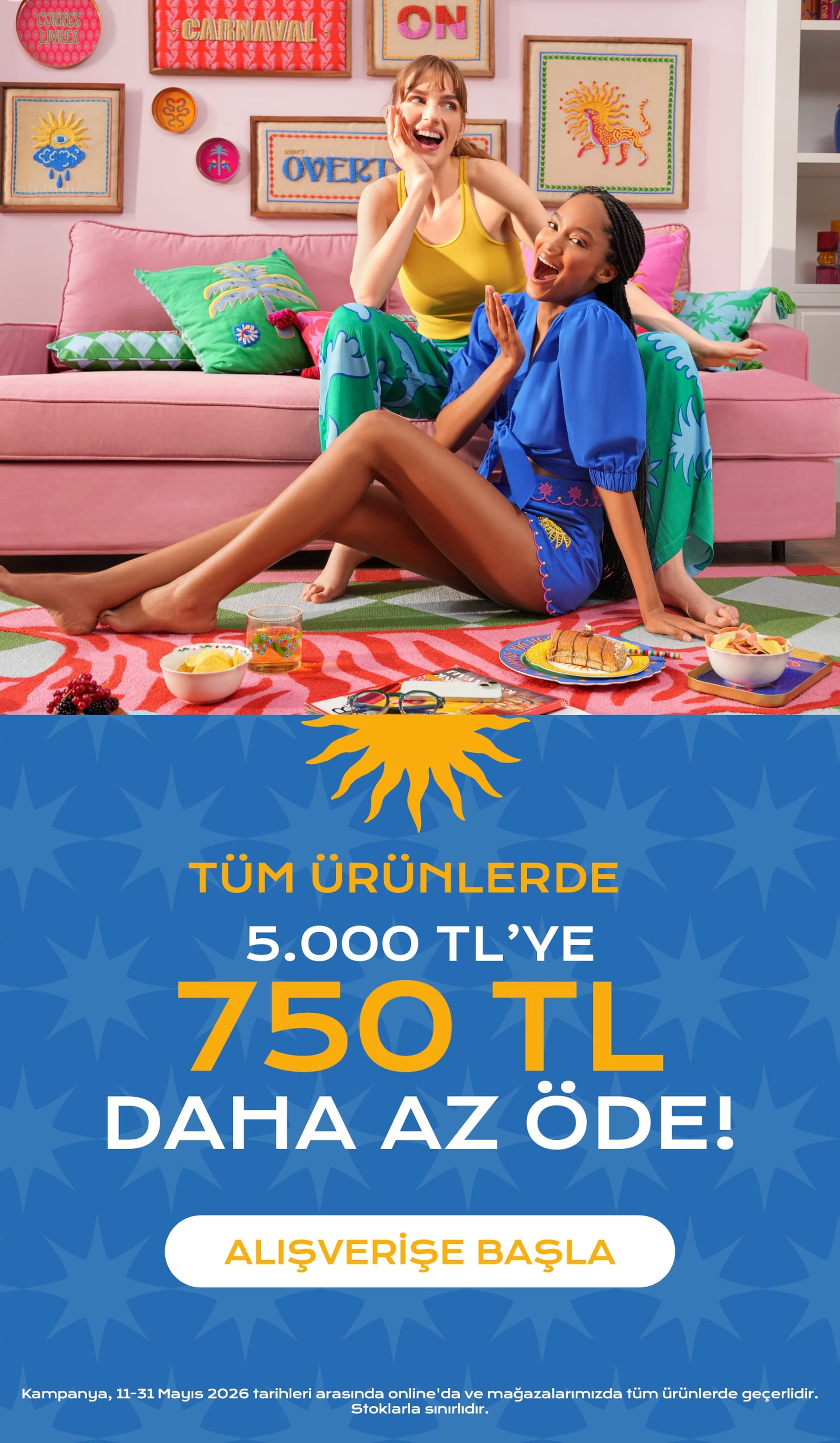 Her 5000 TL'ye 750 TL Daha Az Öde!