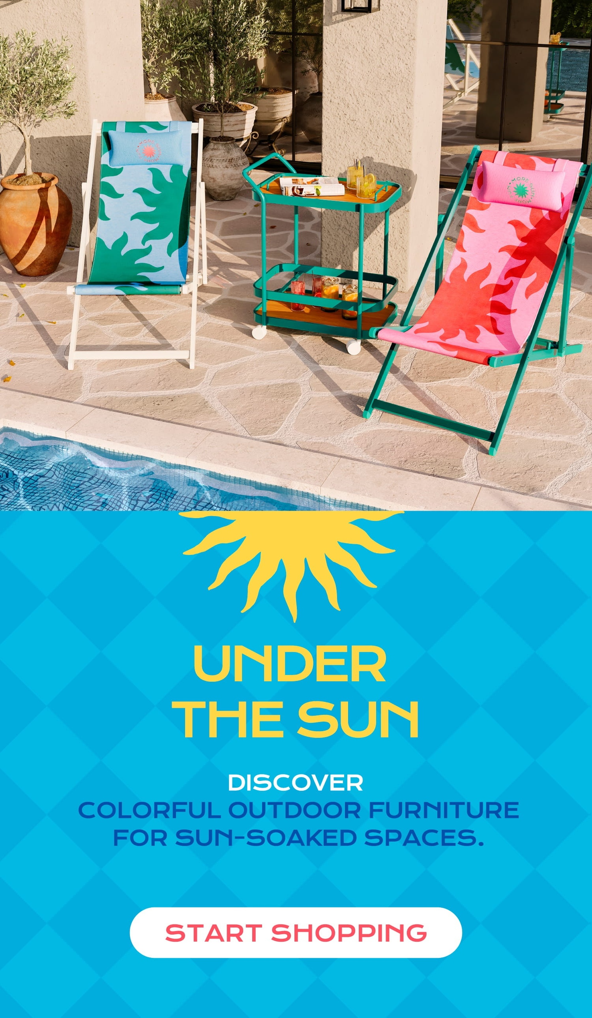 Discover colorful outdoor furniture for sun-soaked spaces!