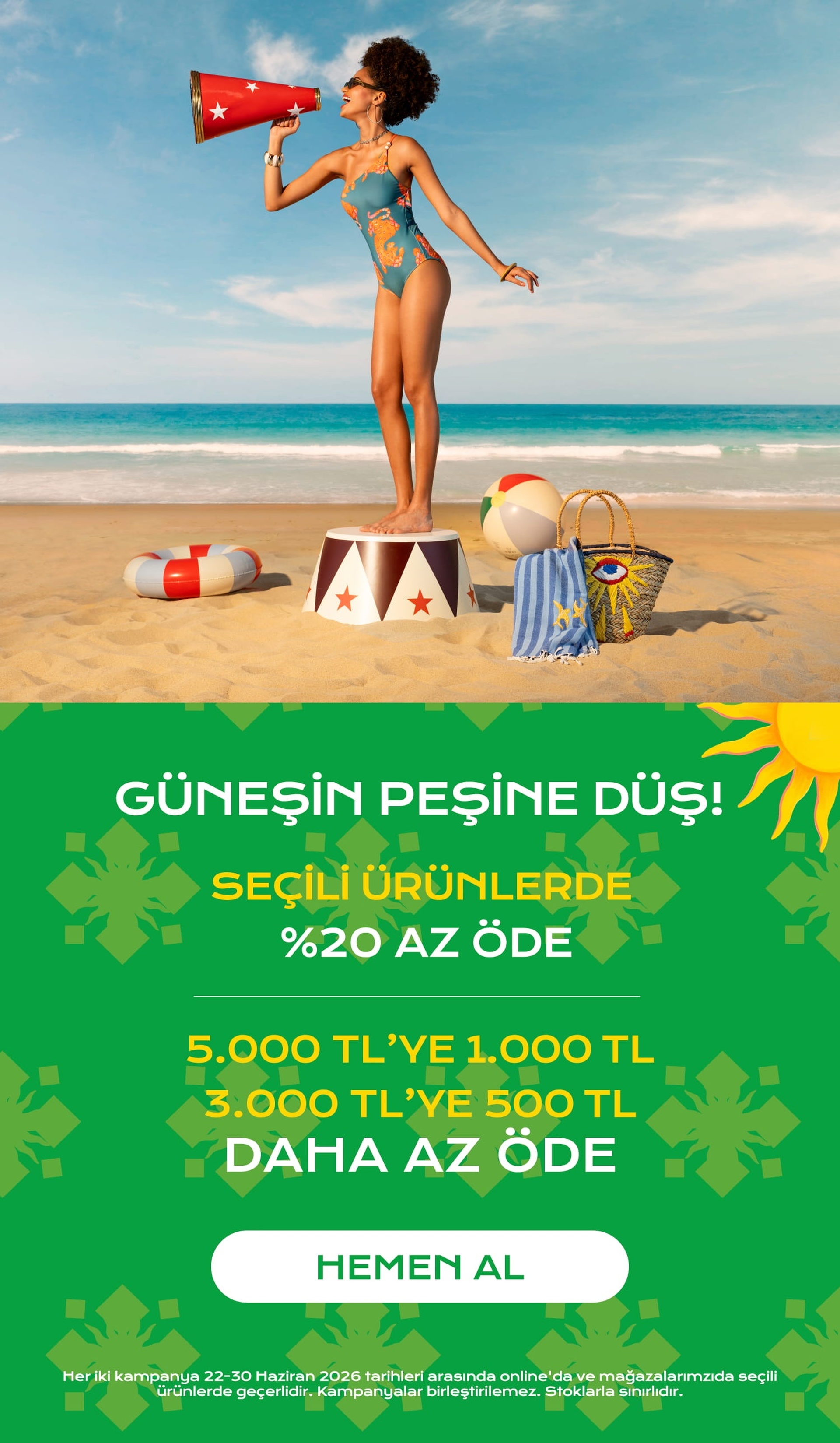 Seçili Ürünlerde %20 Az Öde!