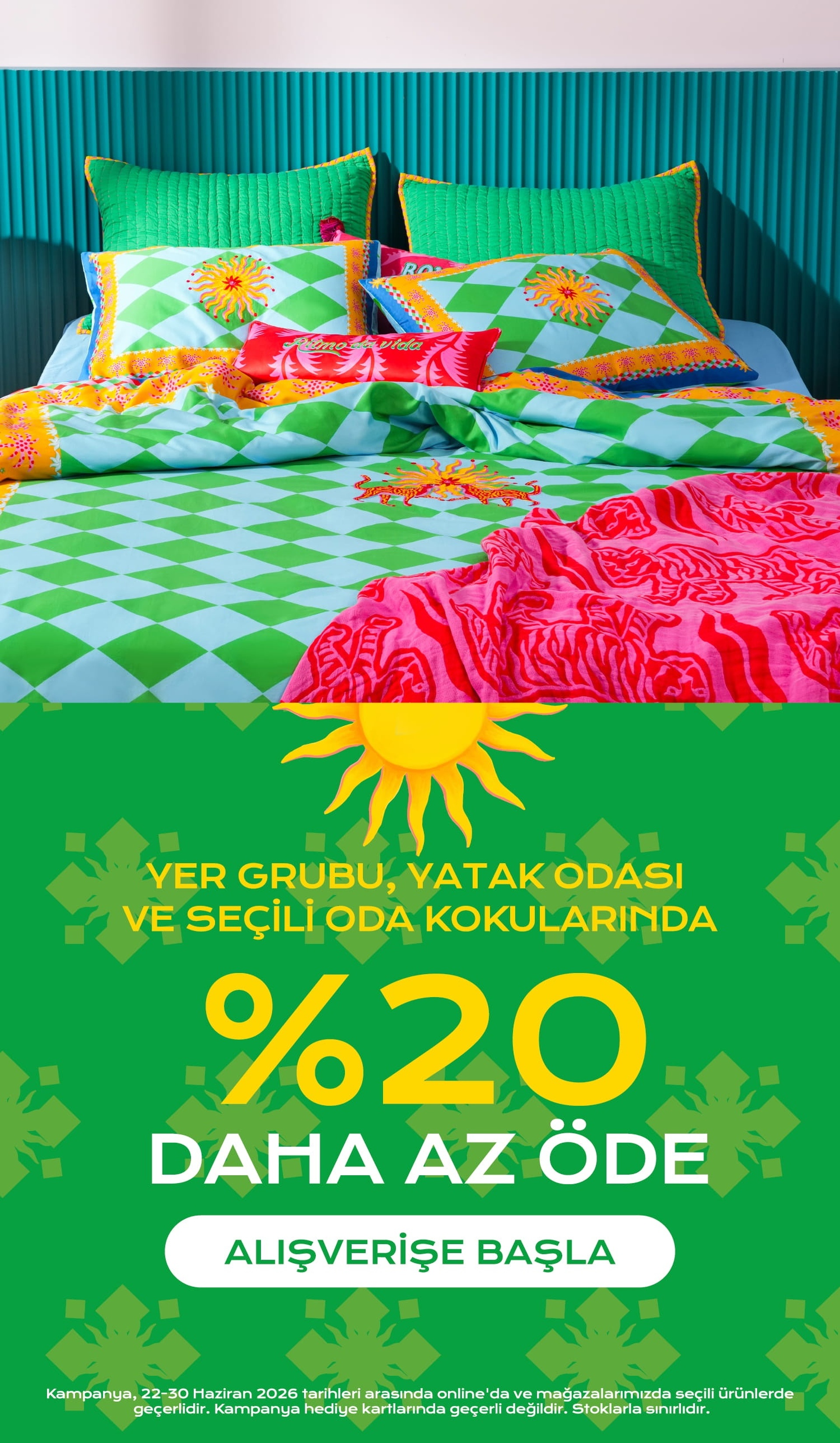 Seçili Ürünlerde %20 Az Öde!