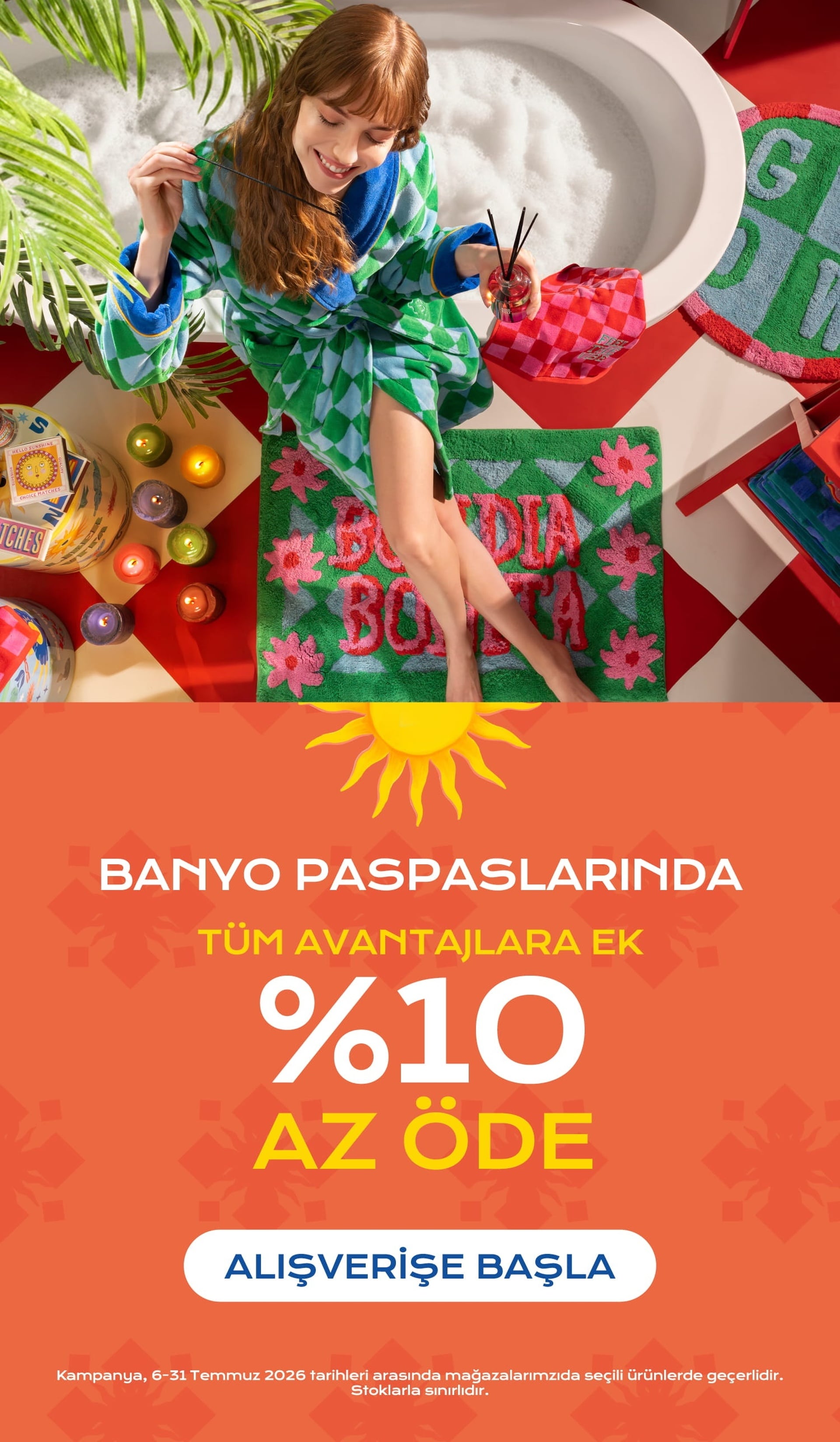 Seçili Ürünlerde %10 Az Öde!