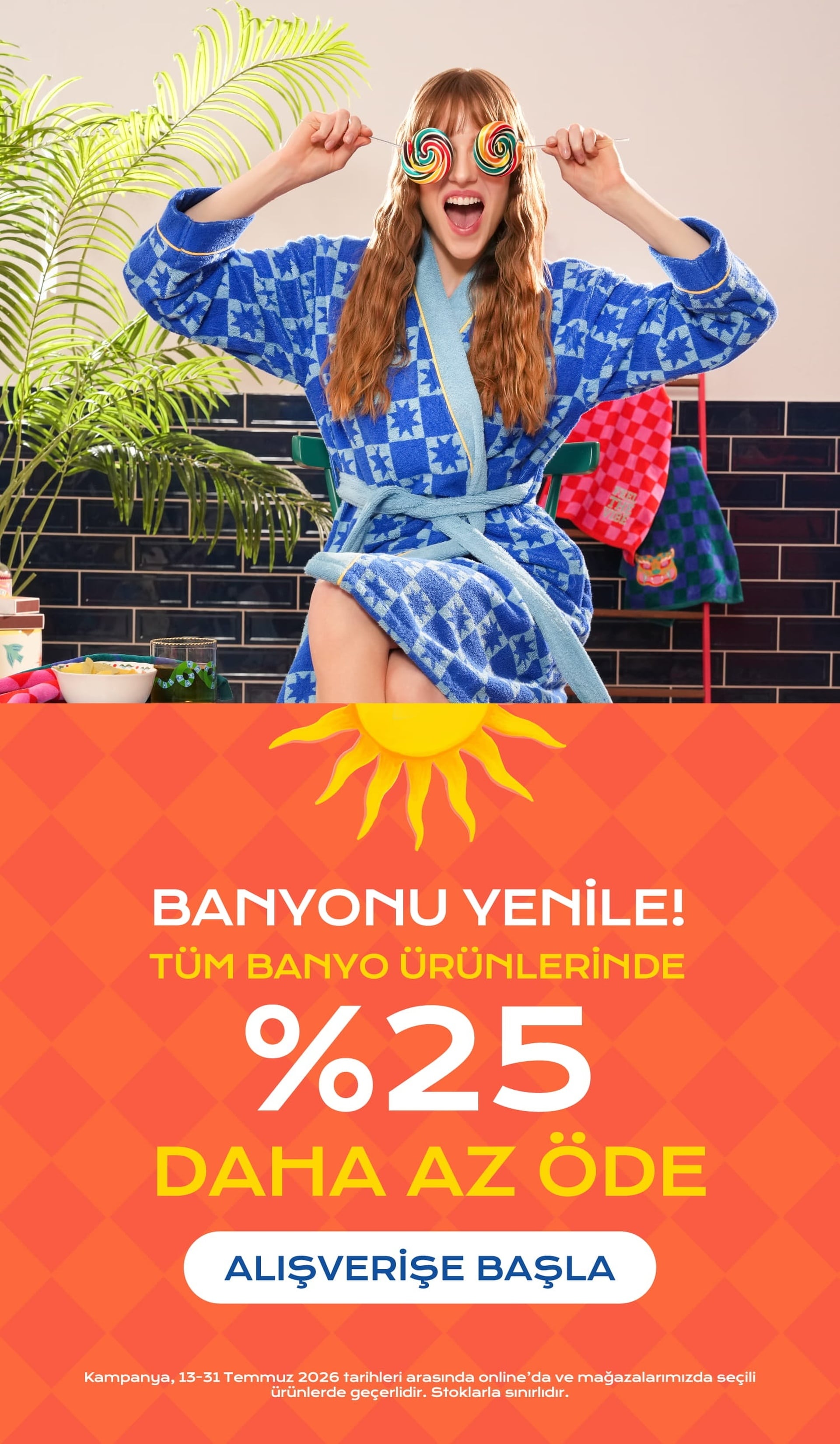 Seçili Ürünlerde %25 Daha Az Öde!
