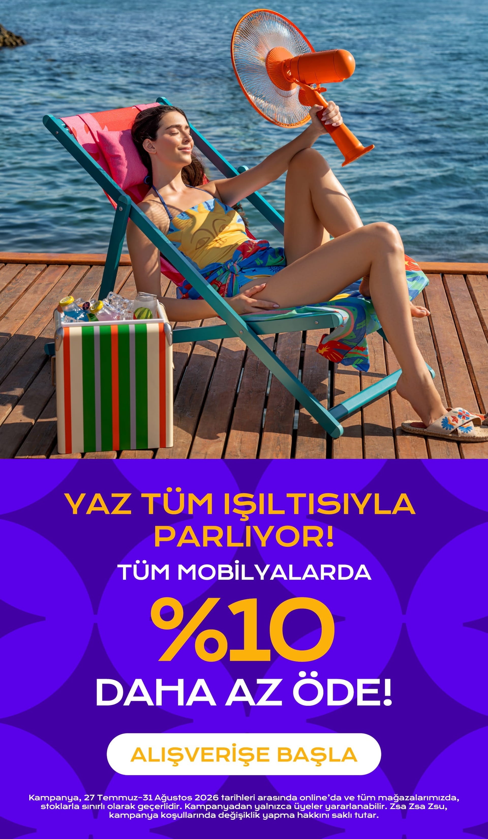 Tüm Mobilyalarda %10 Daha Az Öde!