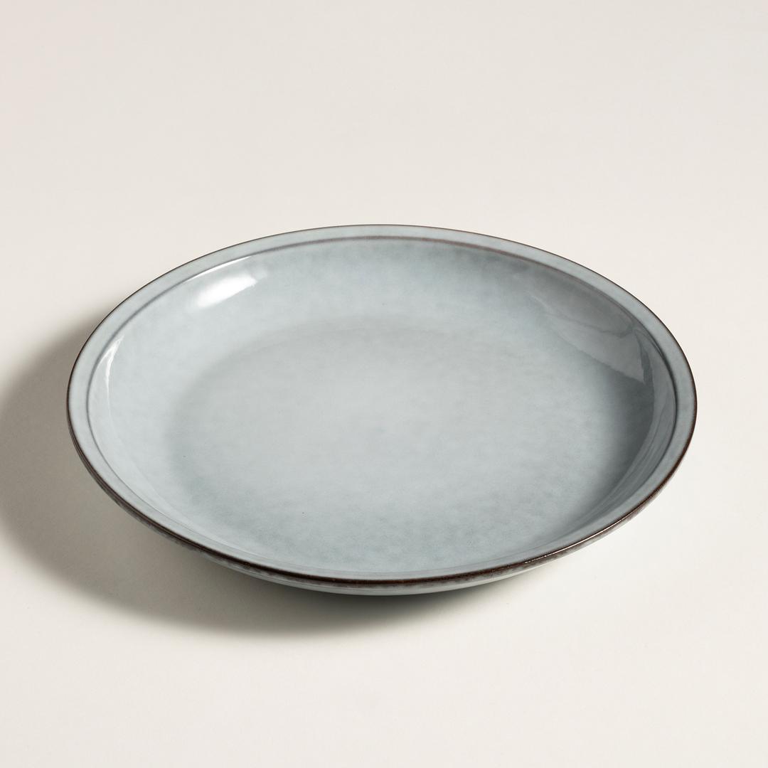 Lılıng Stoneware Yemek Tabağı 24 Cm Mavi