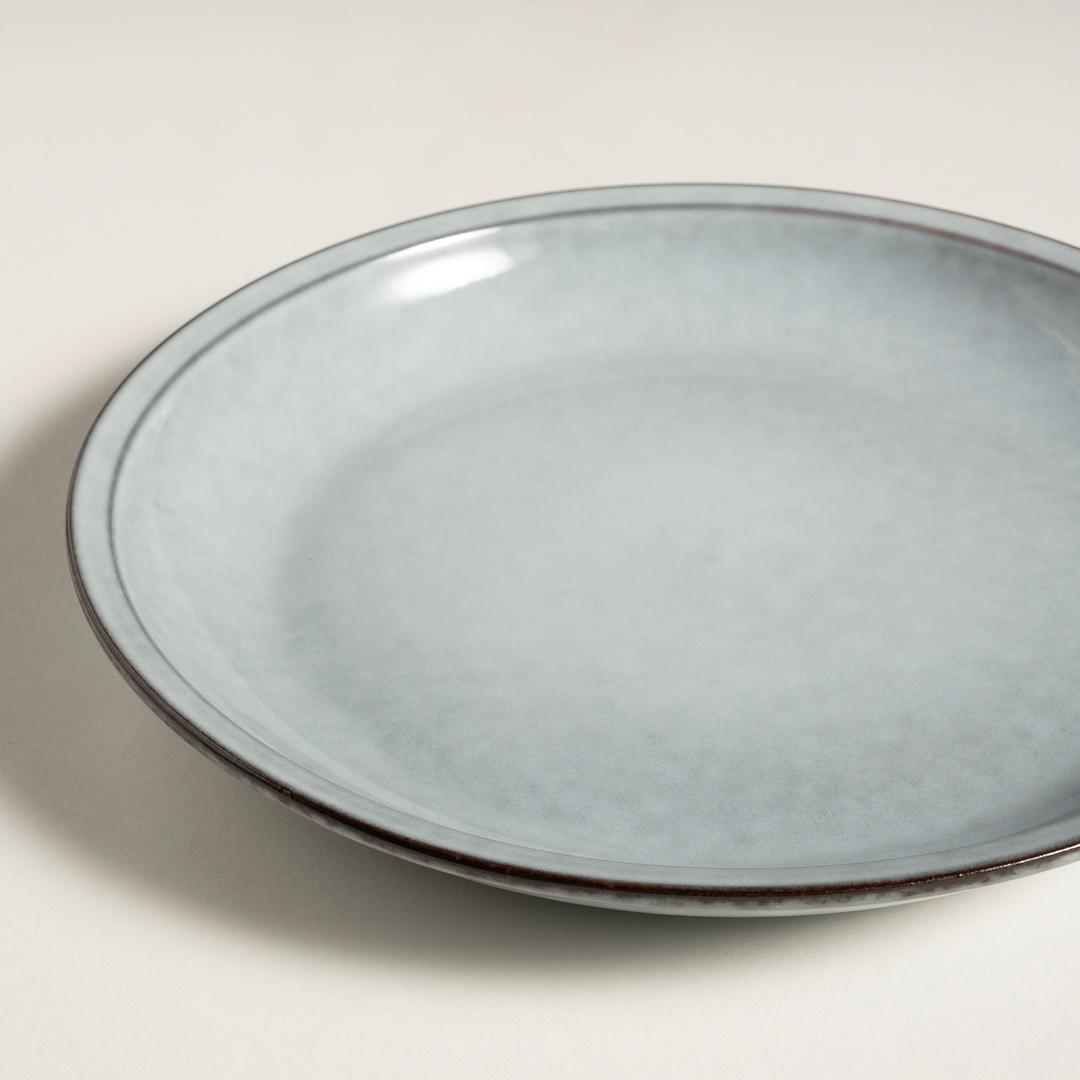 Lılıng Stoneware Yemek Tabağı 24 Cm Mavi
