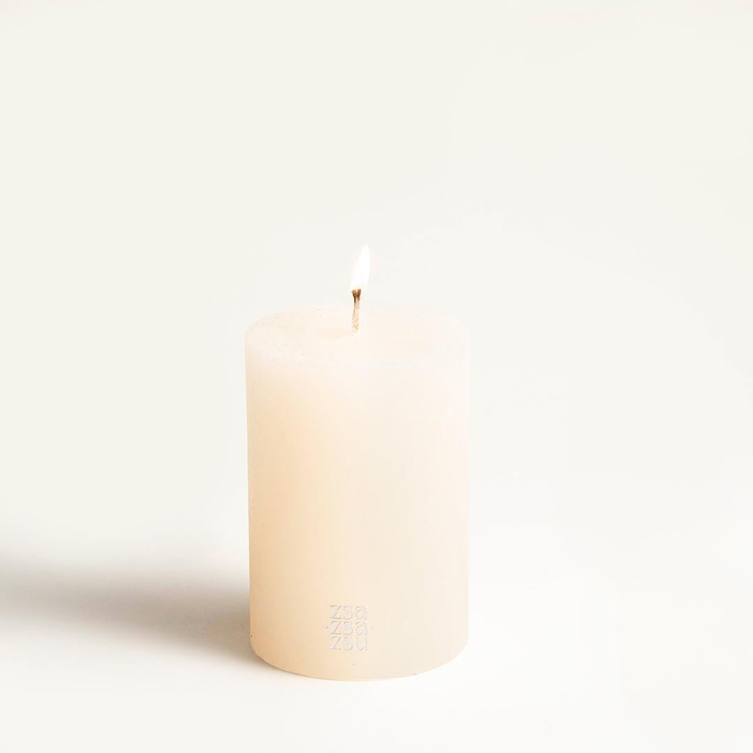 Deurne Parafın Mum 9x9x13 Cm Beyaz