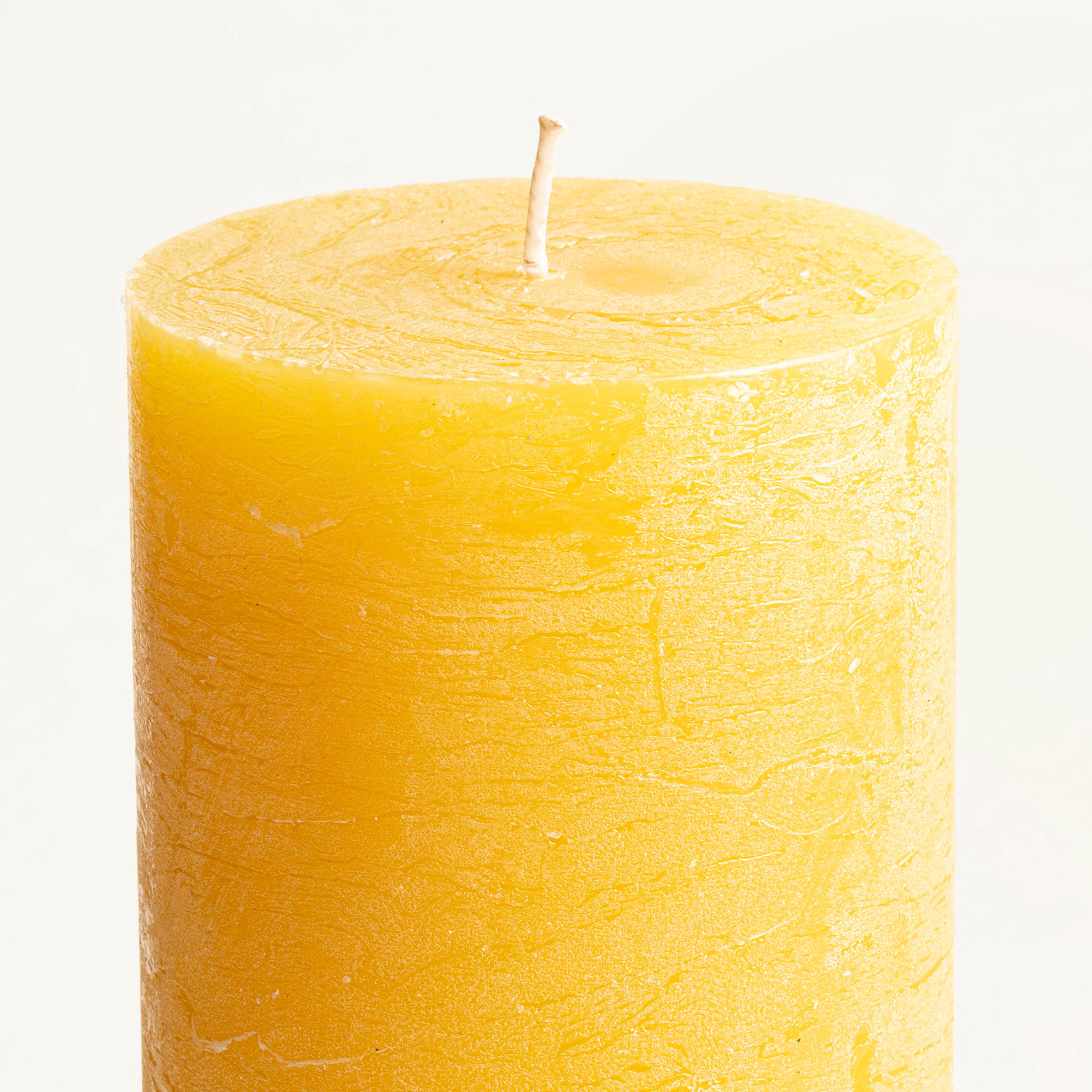 Deurne Parafın Mum 9x9x13 Cm Sarı