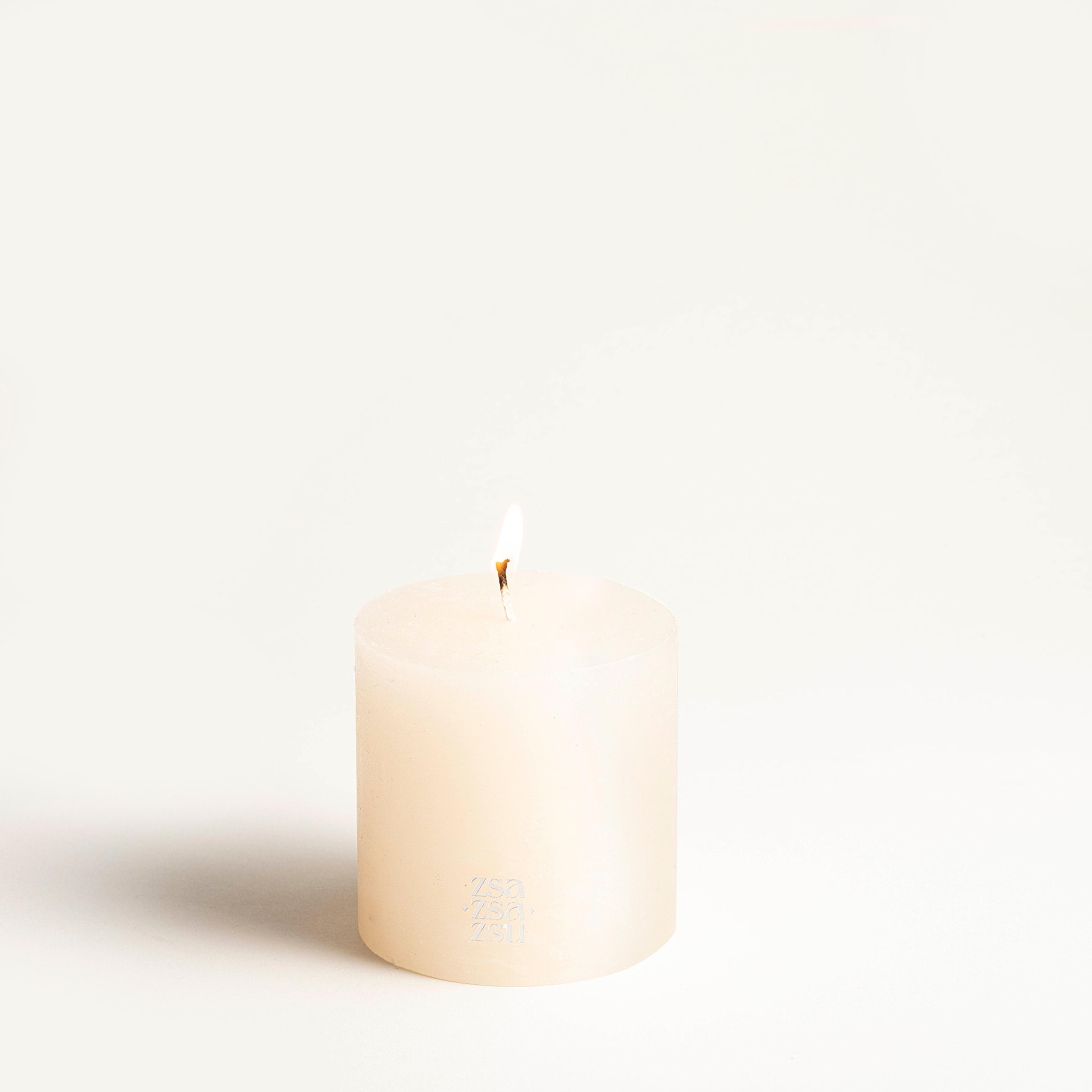 Deurne Parafın Mum 9x9x9 Cm Beyaz