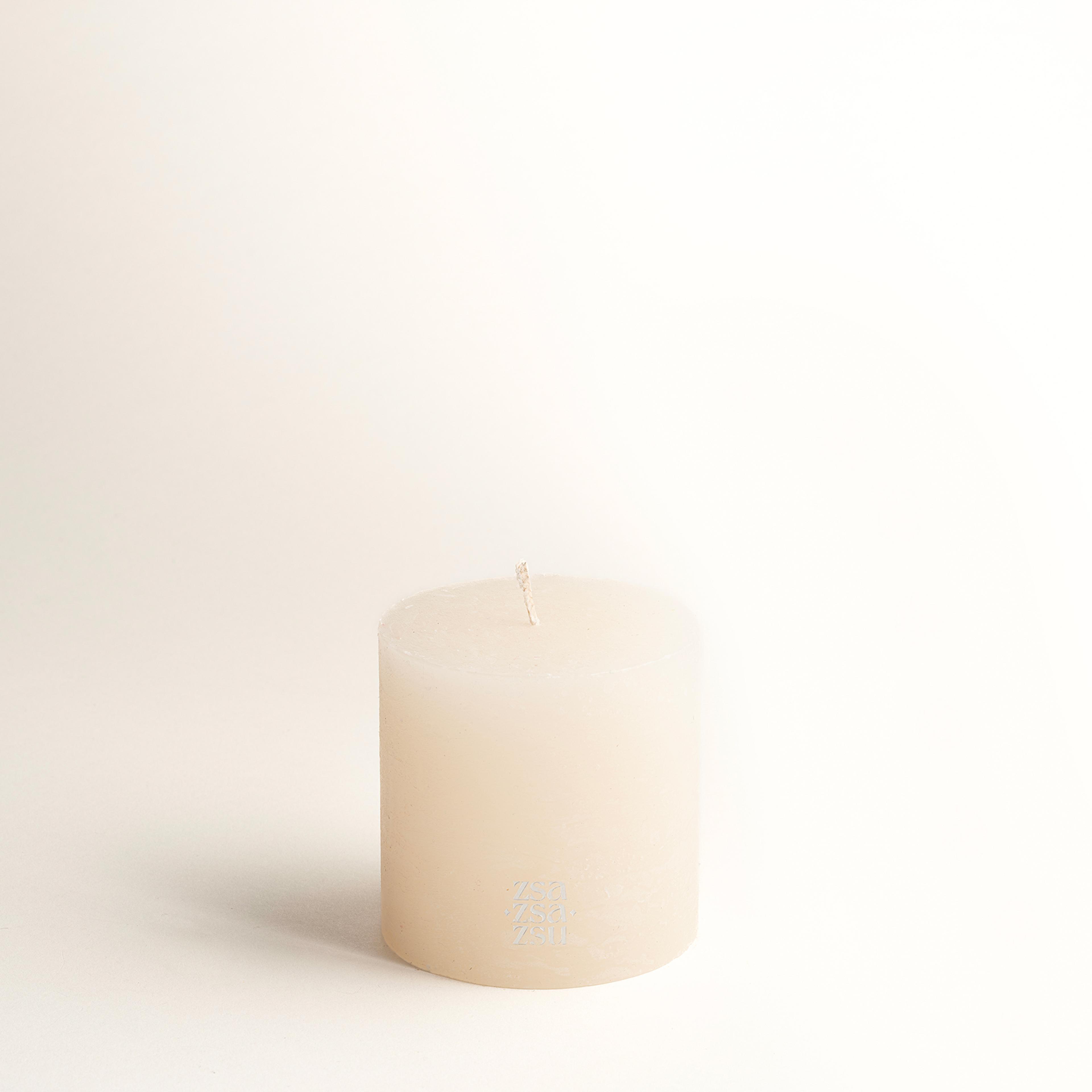 Deurne Parafın Mum 9x9x9 Cm Beyaz