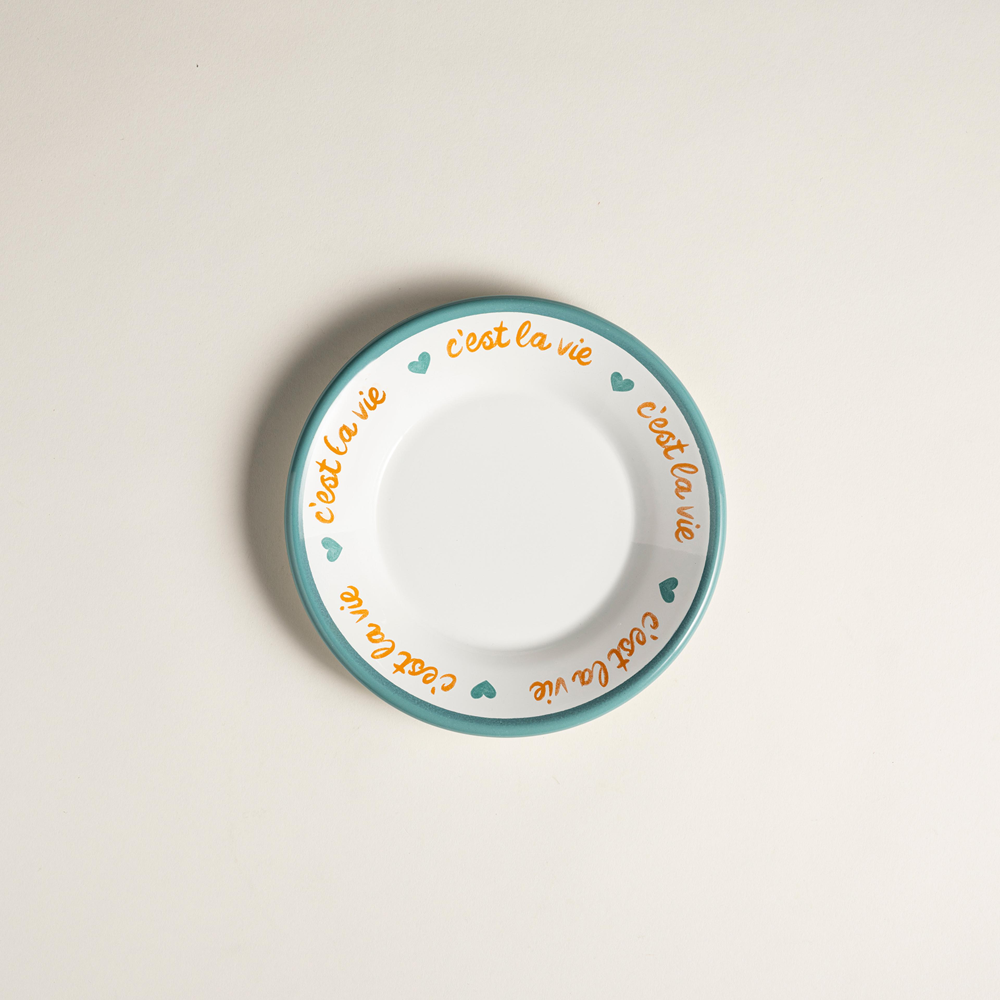 Frigya Emaye Tabak 21 Cm Turkuaz