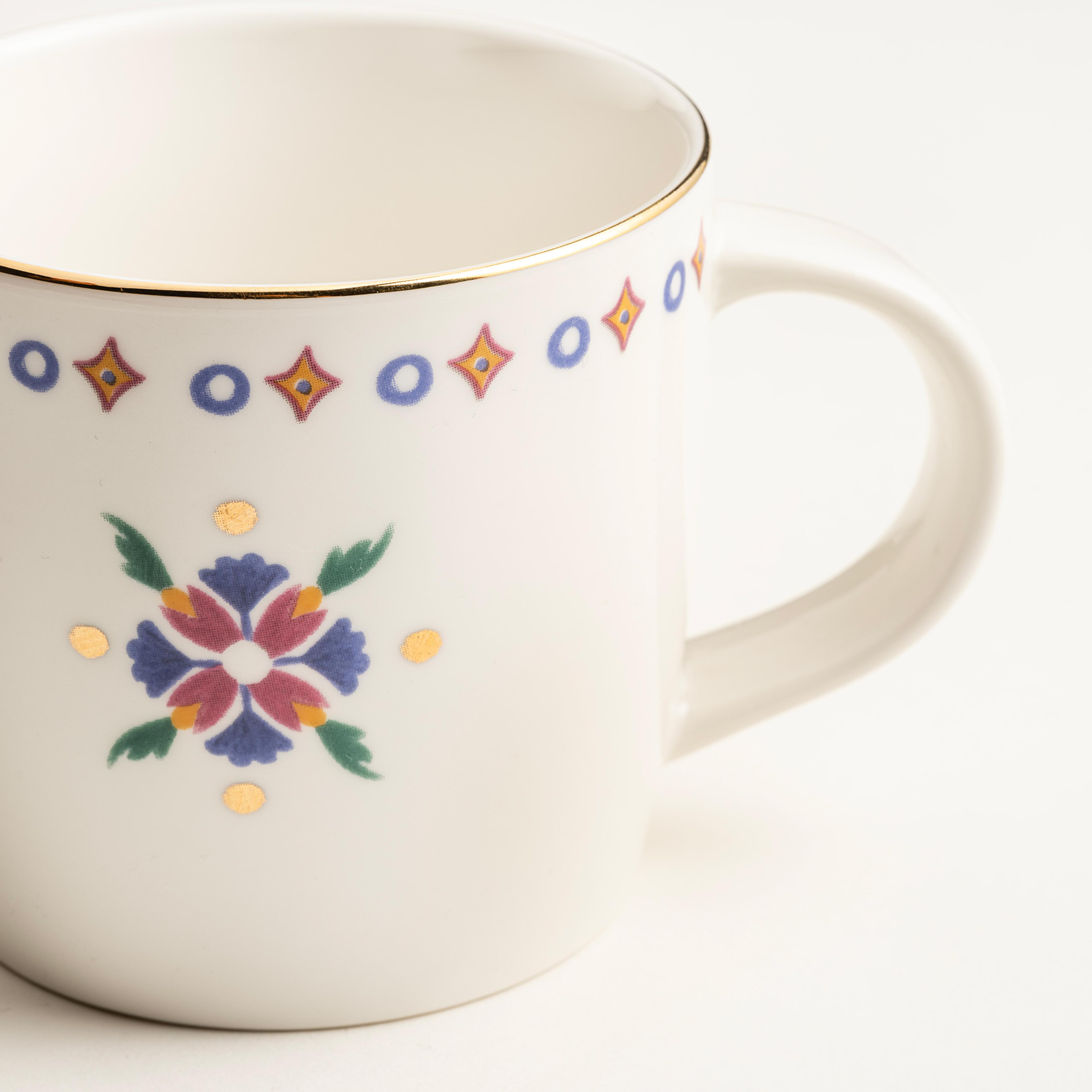 Gediz Porselen Kupa 350 Ml Renkli