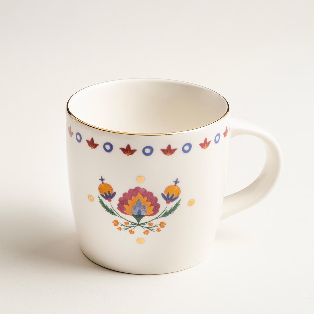 Gediz Porselen Kupa 350 Ml Renkli