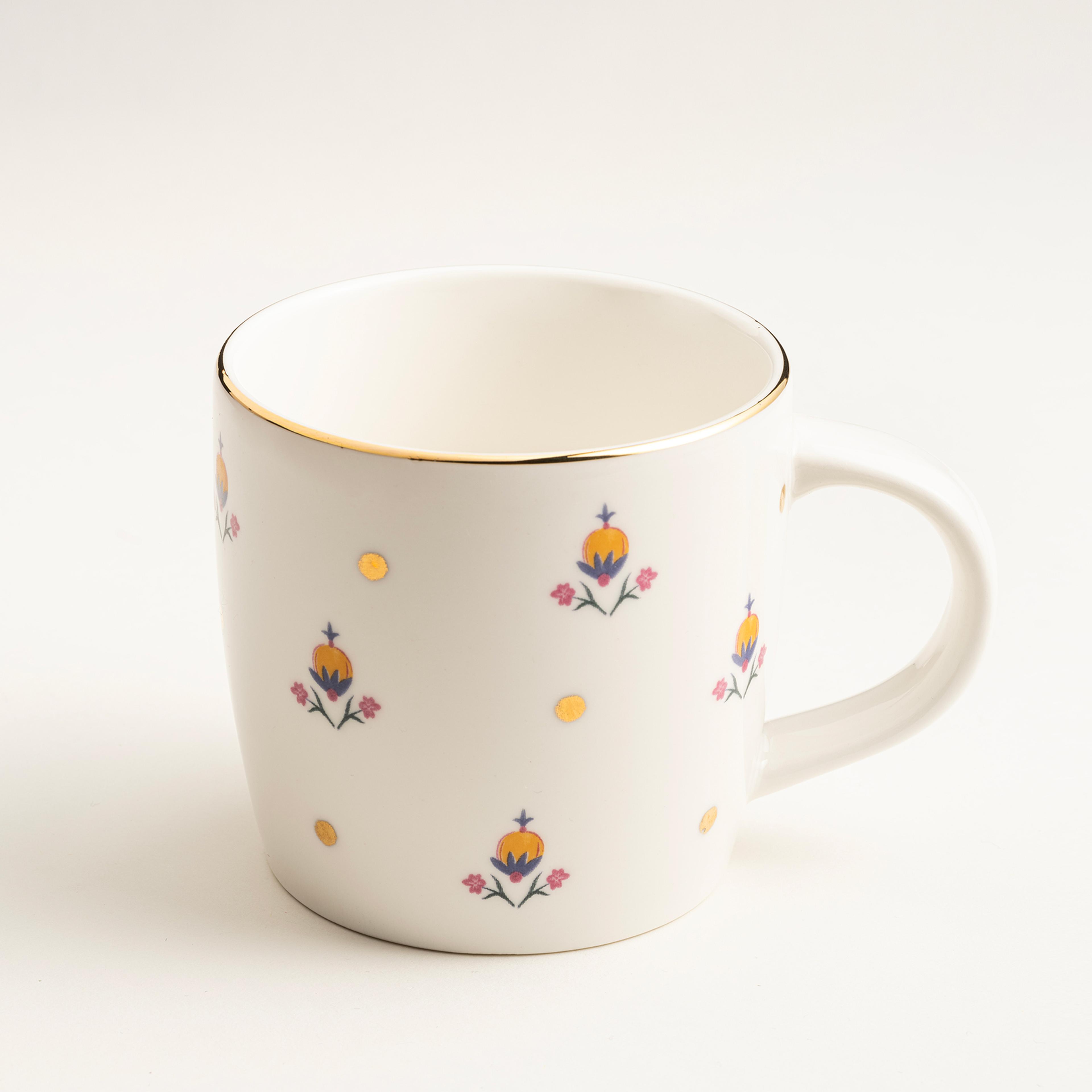 Gediz Porselen Kupa 350 Ml Renkli