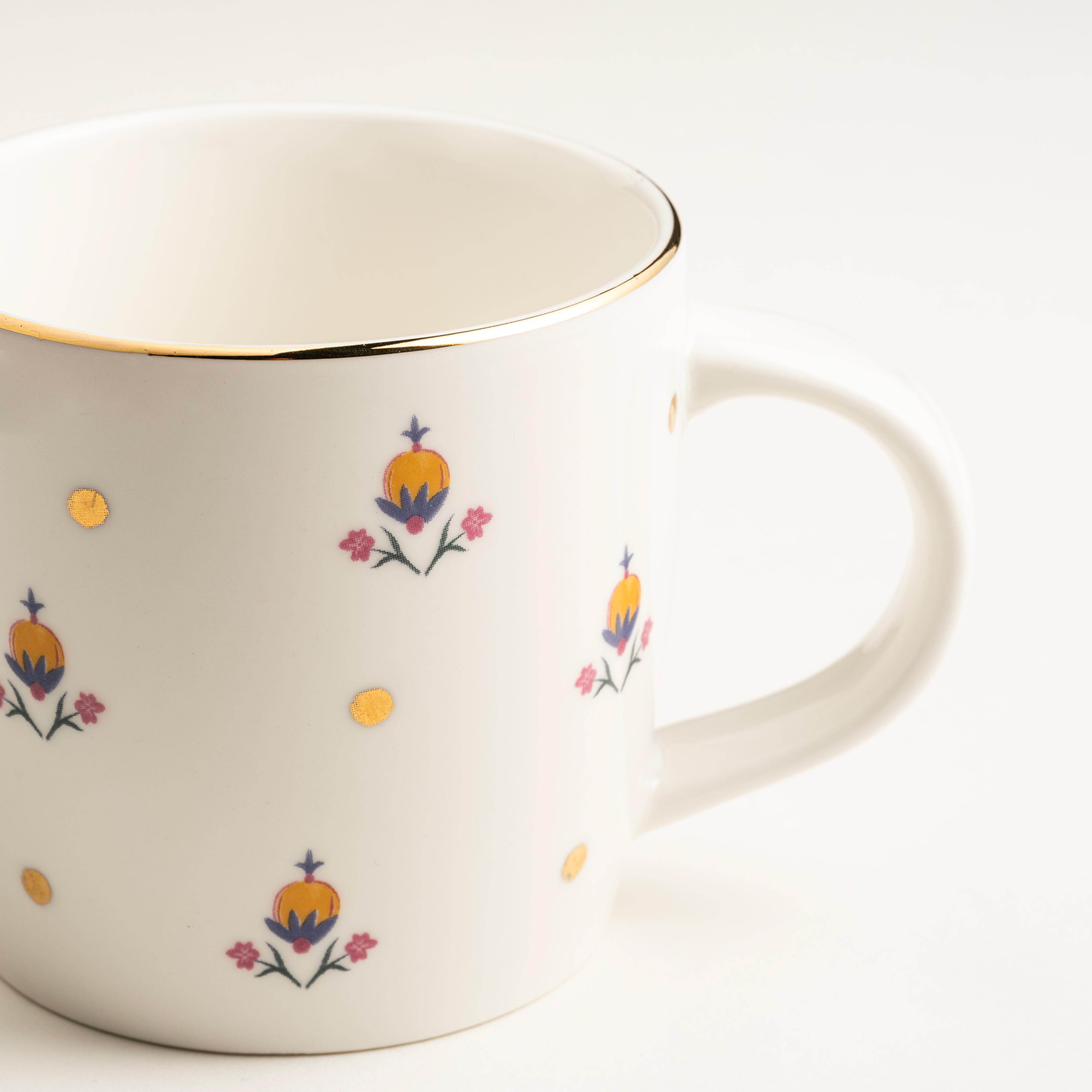 Gediz Porselen Kupa 350 Ml Renkli