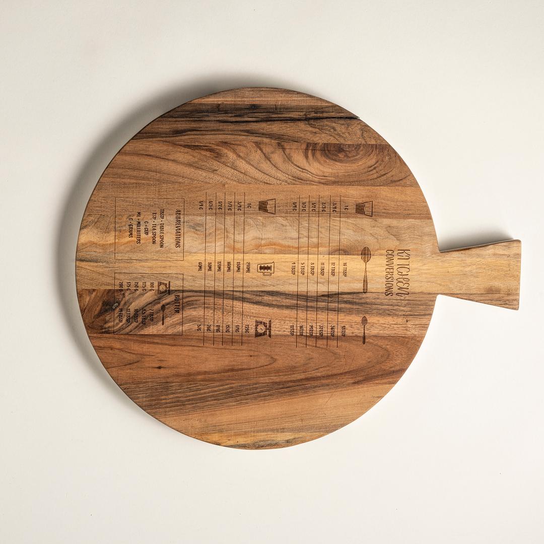 Balgat Ağaç - Koryan Sunum Tahtası 43x35 Cm Natural