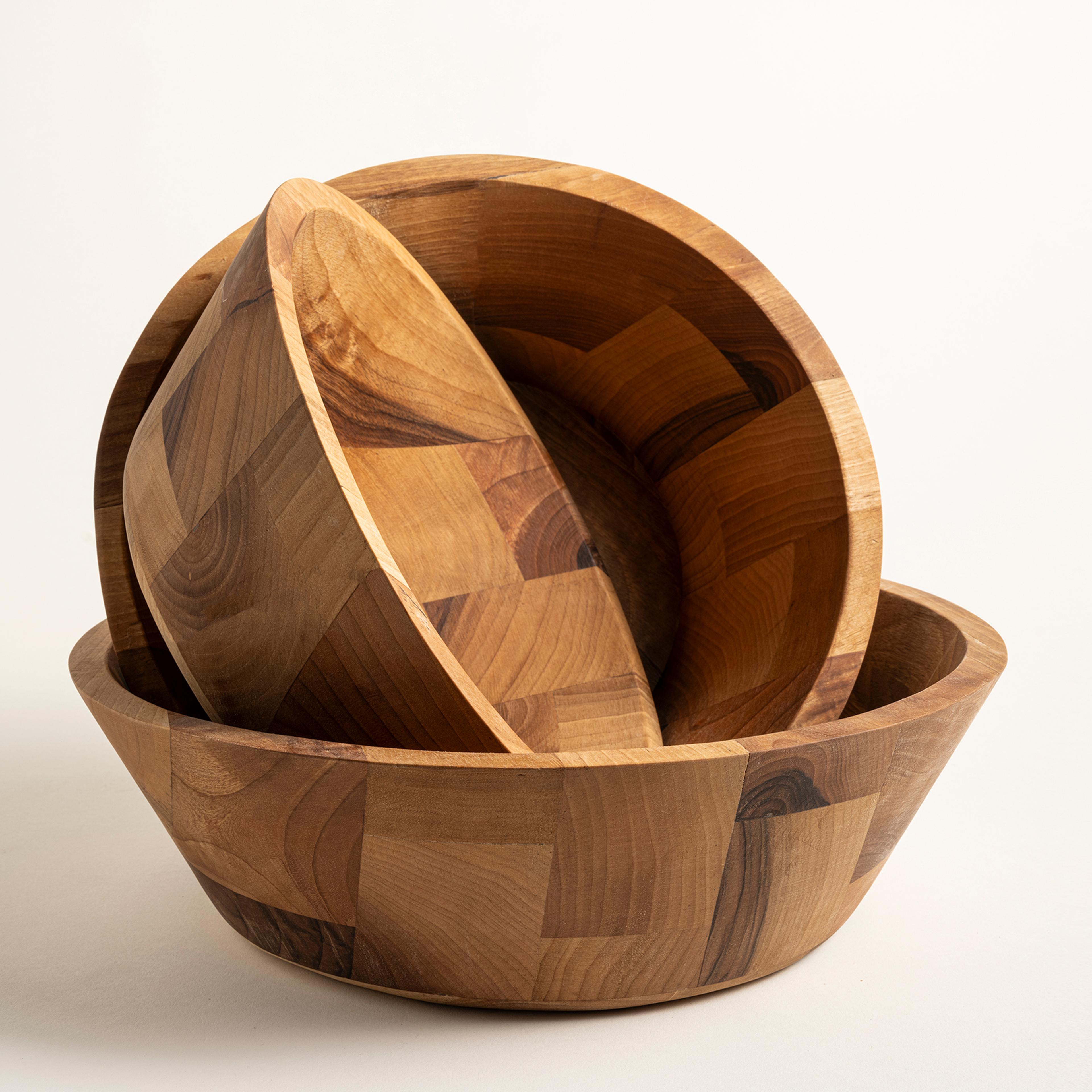 Balgat Ahşap Kase 30x30x9 Cm Natural