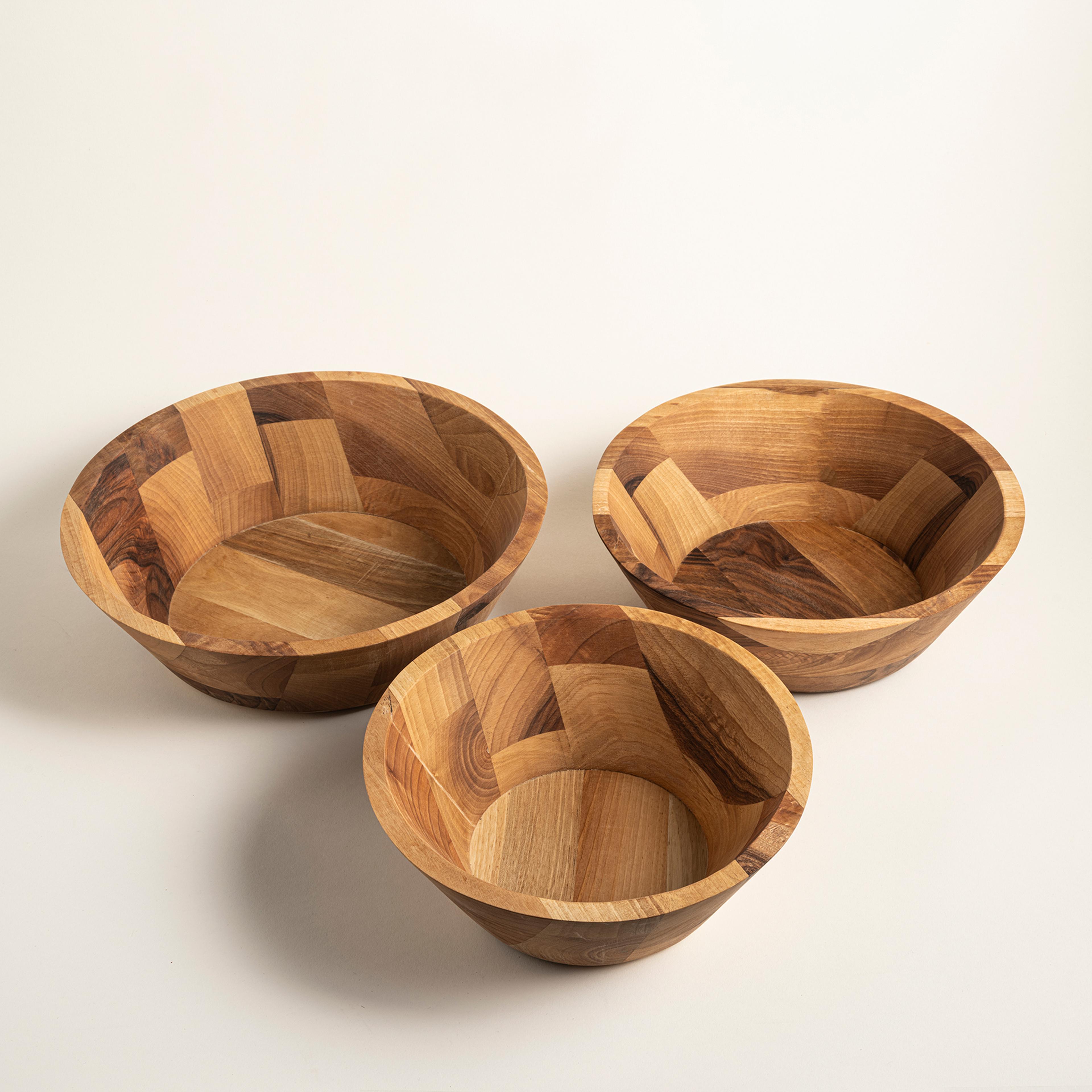 Balgat Ahşap Kase 26.5x26.5x9 Cm Natural