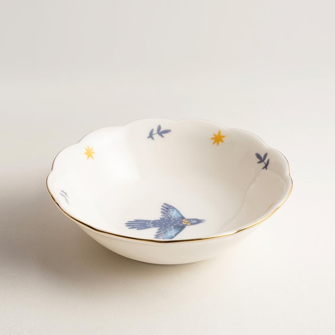 Emet Porselen Kase 16x16x5.1 Cm Lacivert