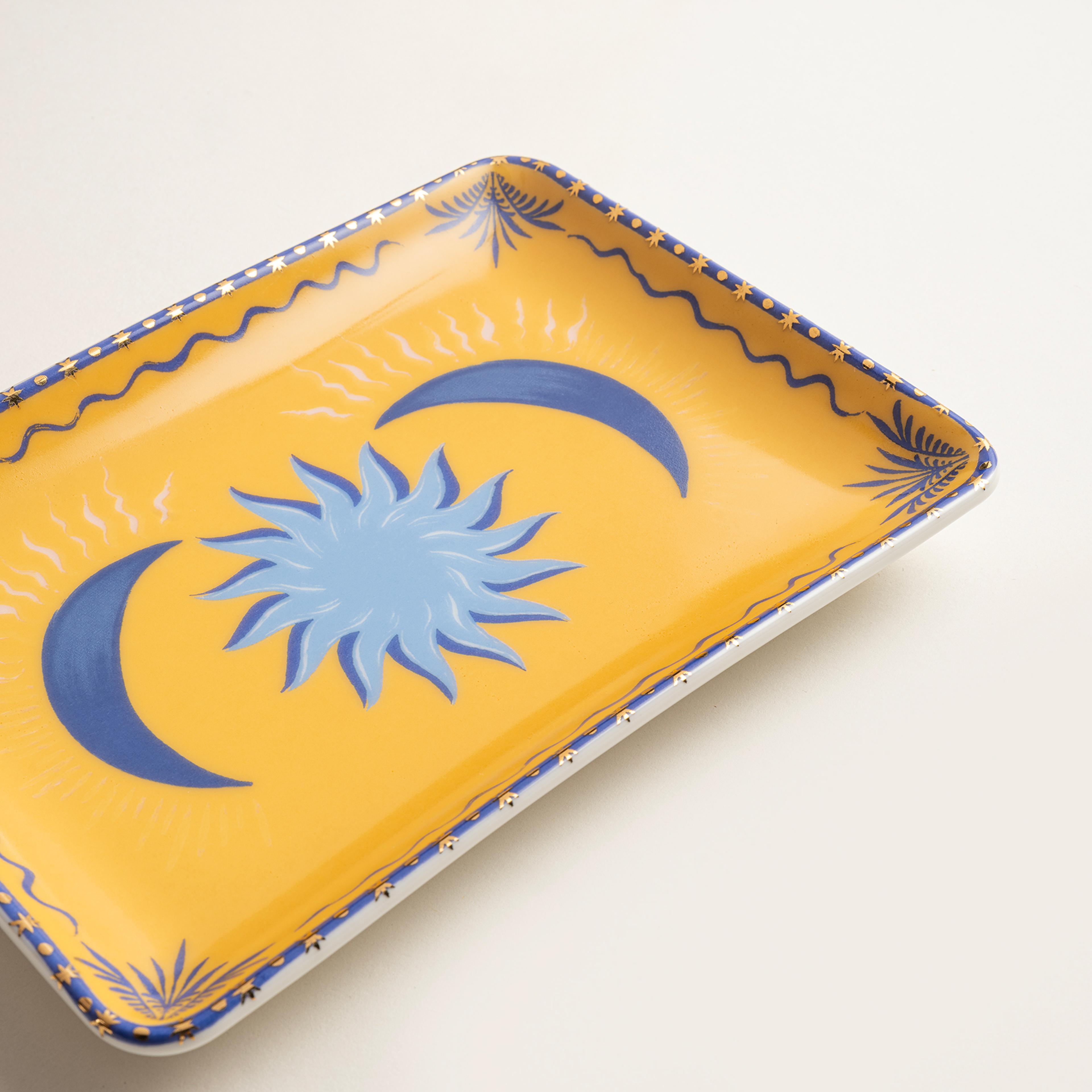 Gediz Porselen Tabak 18x13 Cm Sarı