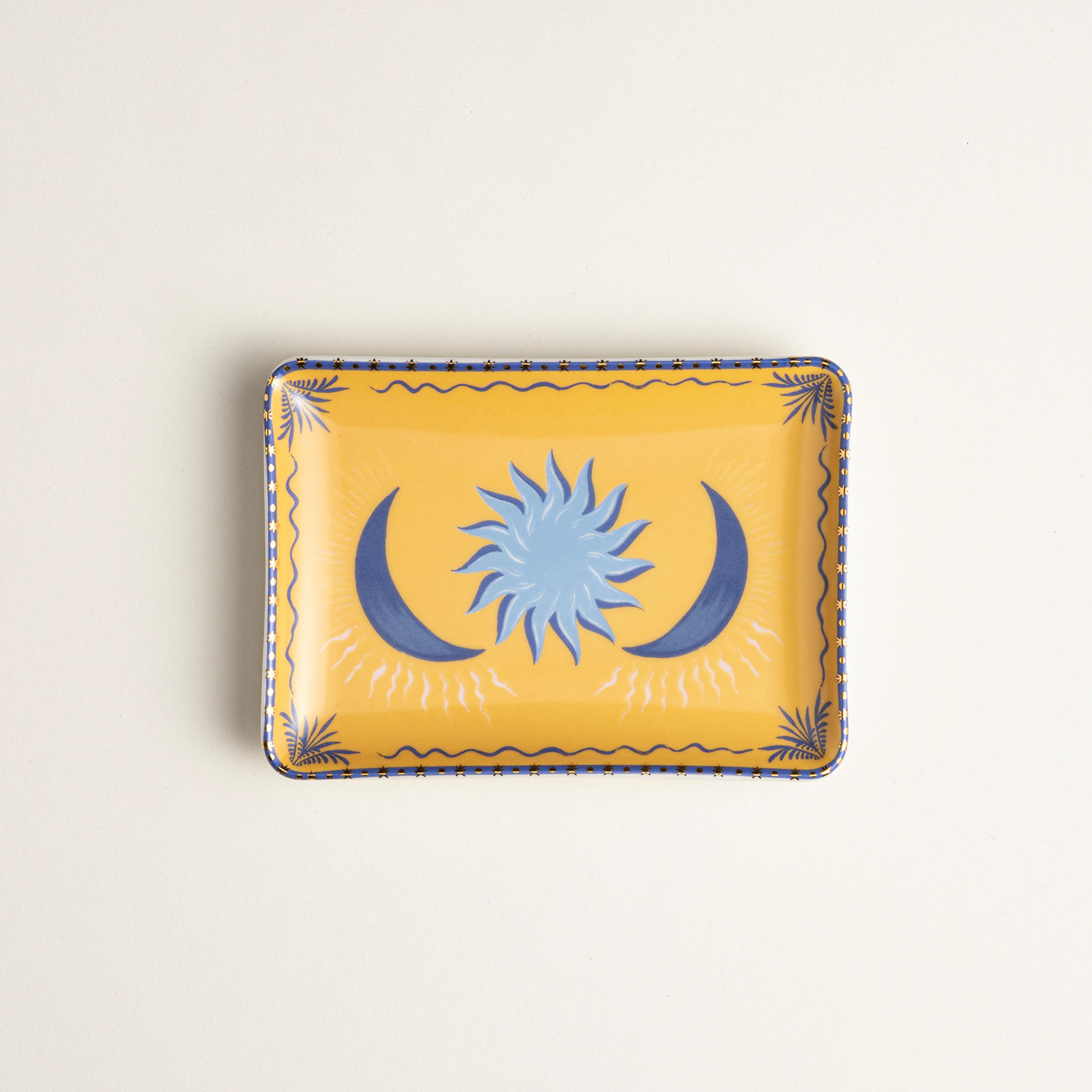 Gediz Porselen Tabak 18x13 Cm Sarı