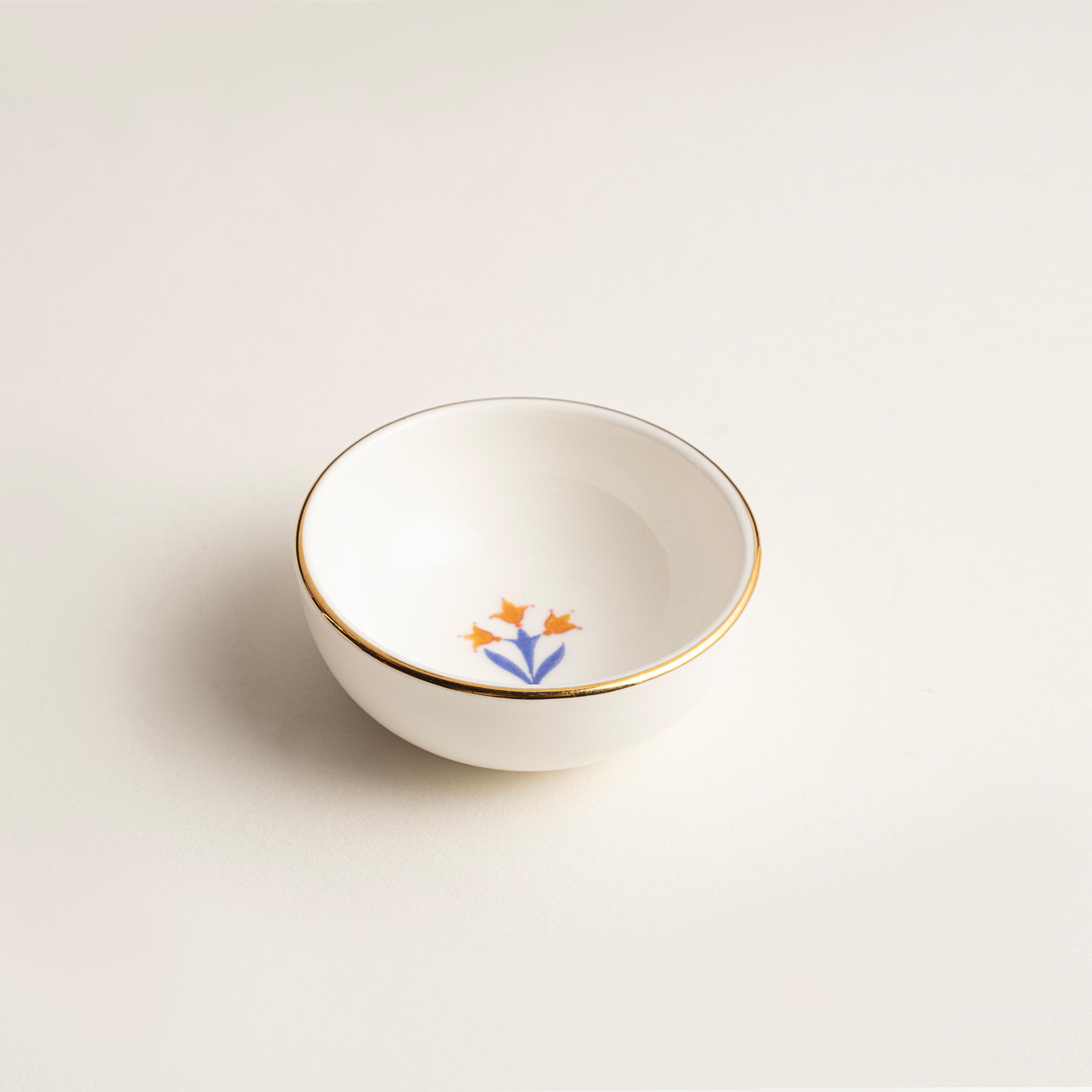 Gediz Porselen Kase 6 Cm Renkli