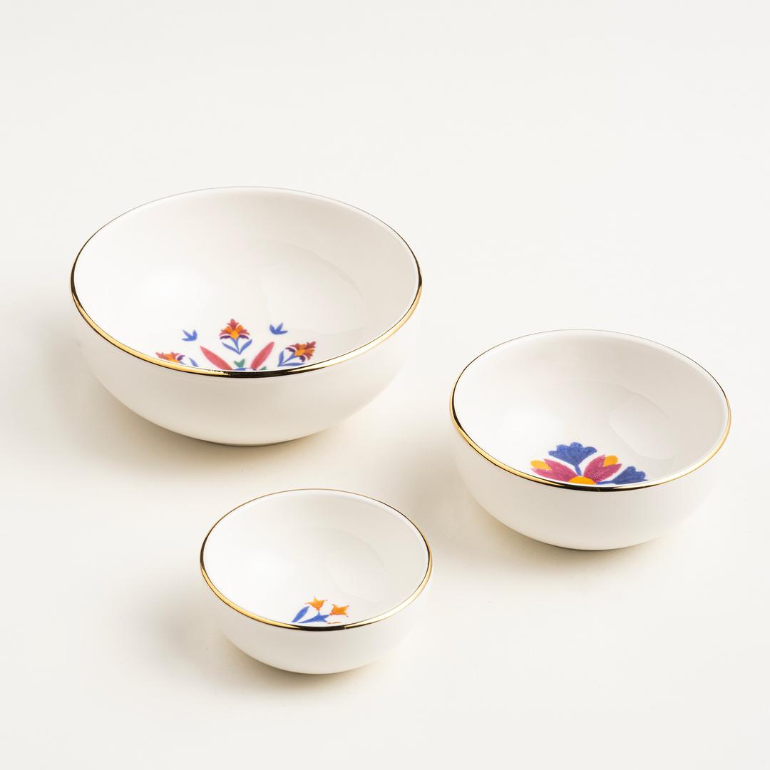 Gediz Porselen Kase 10 Cm Renkli