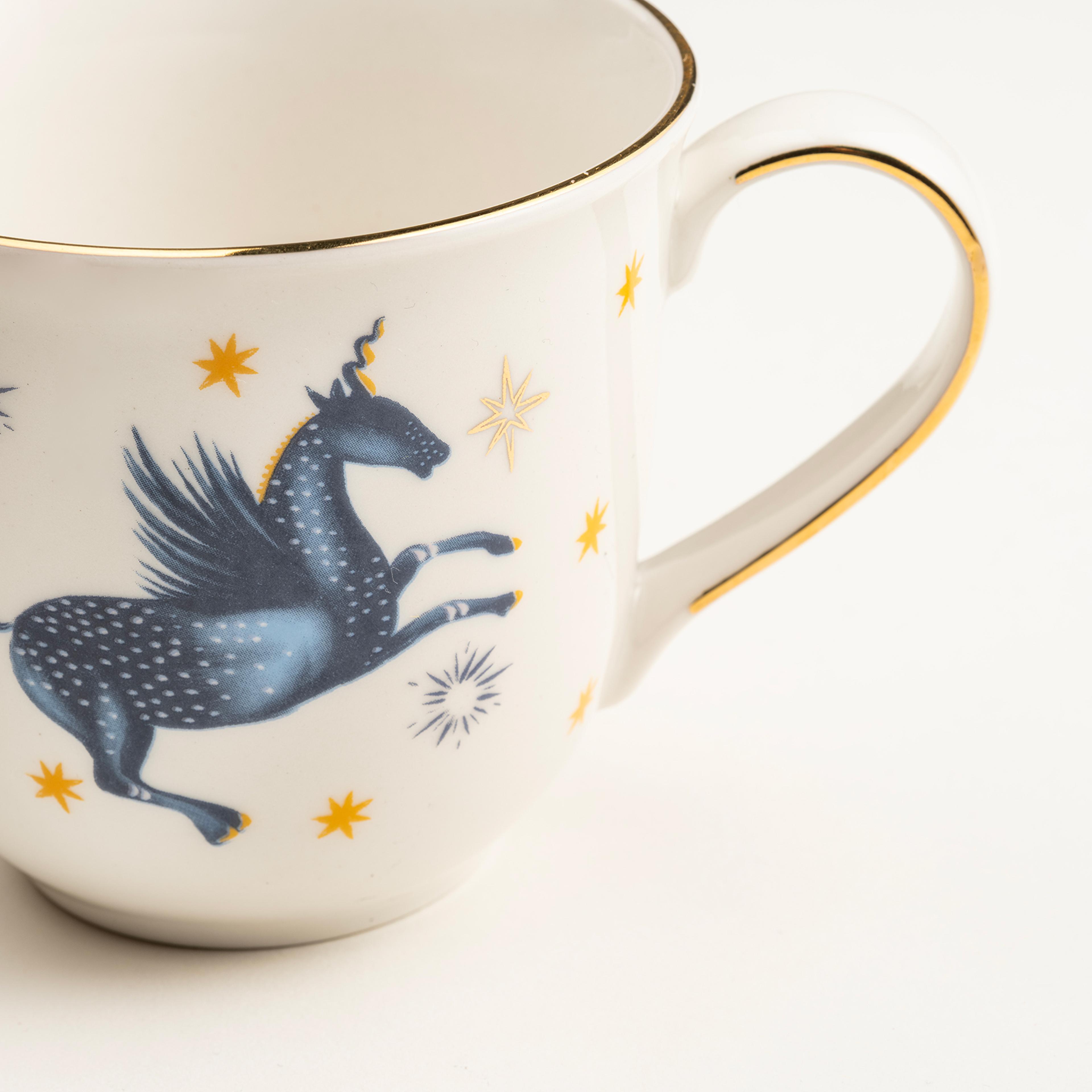 Emet Porselen Kupa 320 Ml Lacivert