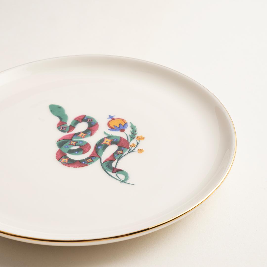 Gediz Porselen Tabak 15 Cm Renkli