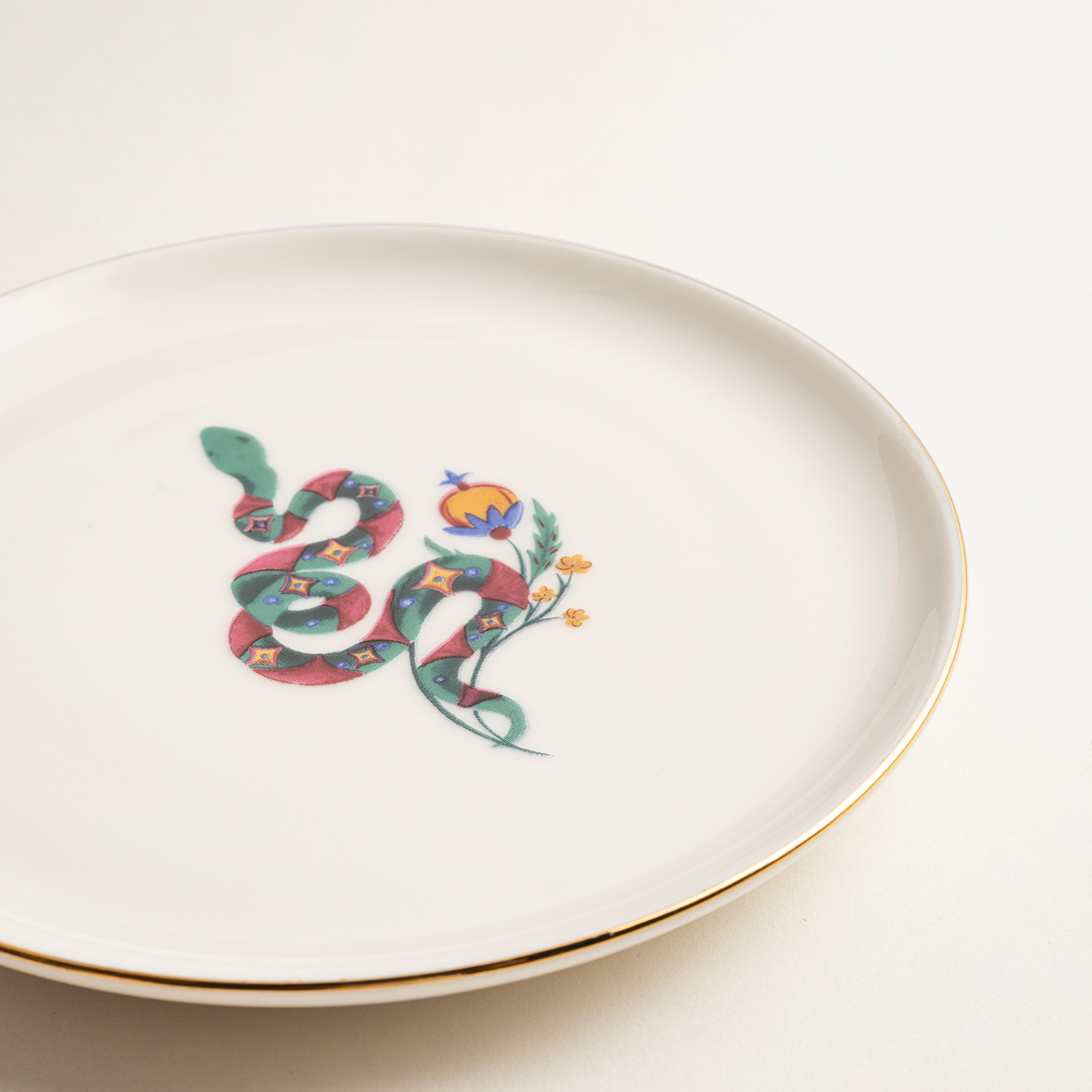 Gediz Porselen Tabak 15 Cm Renkli