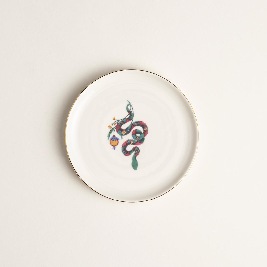 Gediz Porselen Tabak 15 Cm Renkli