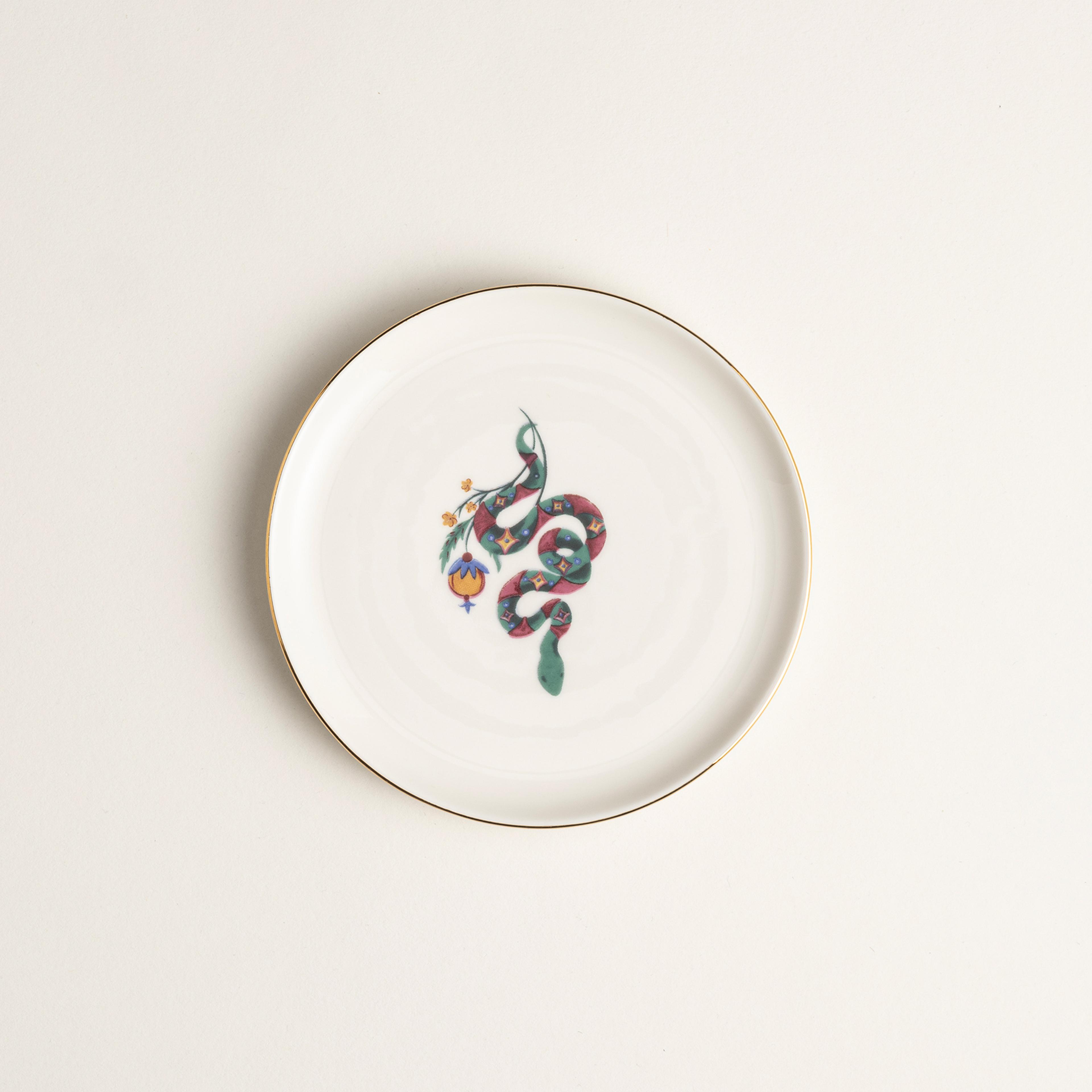 Gediz Porselen Tabak 15 Cm Renkli