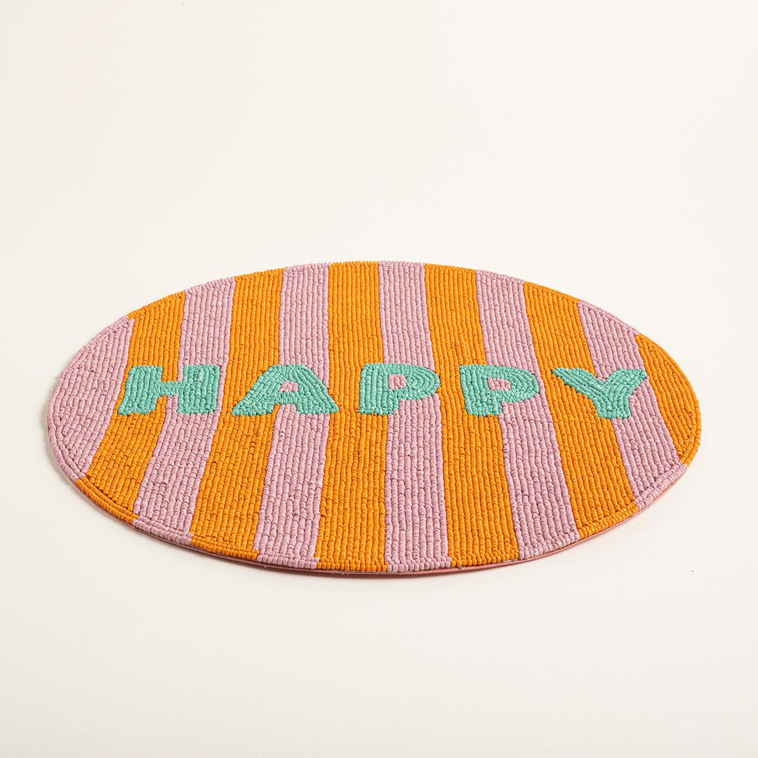 Khanpur Cam Boncuk Amerikan Servis 36 Cm Renkli