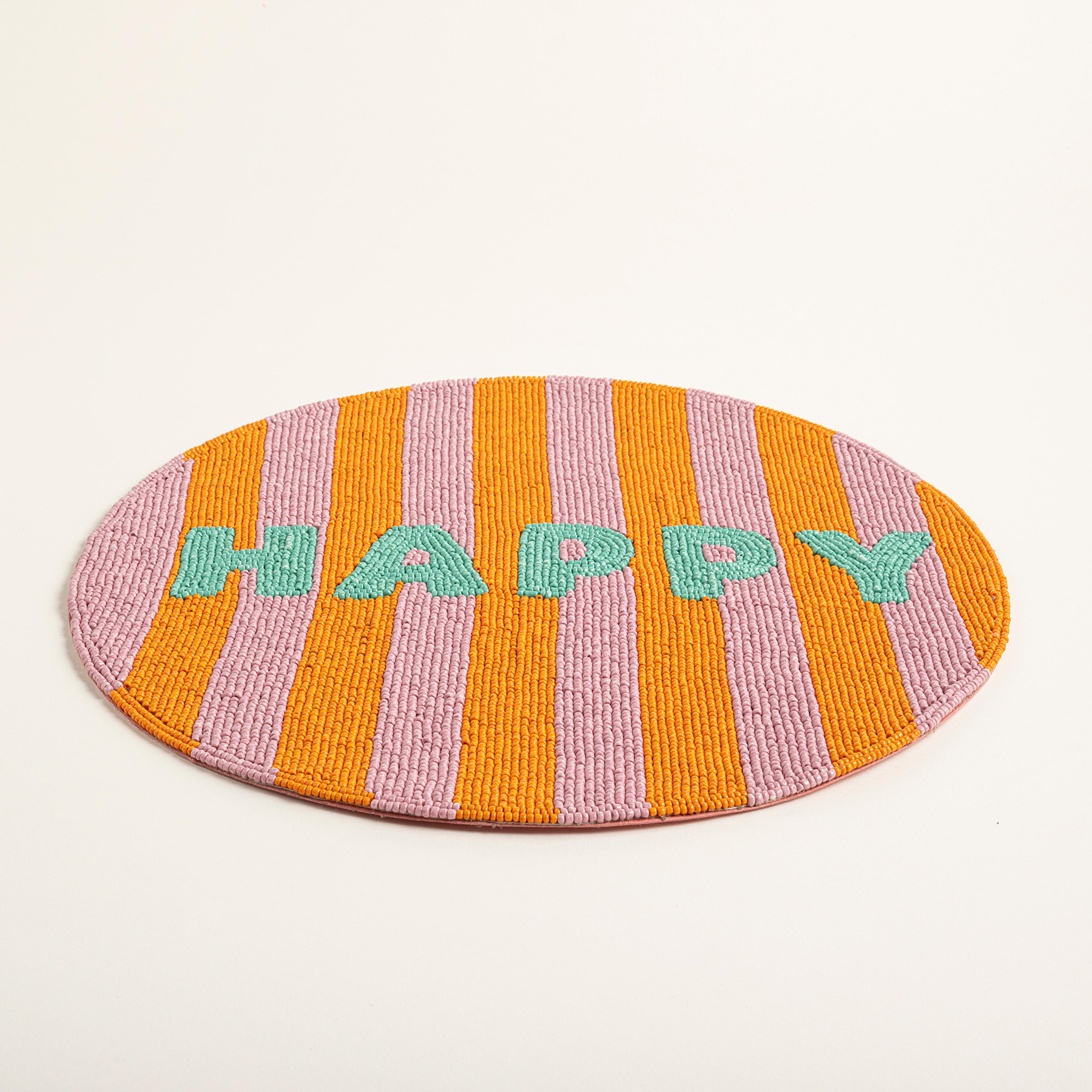 Khanpur Cam Boncuk Amerikan Servis 36 Cm Renkli