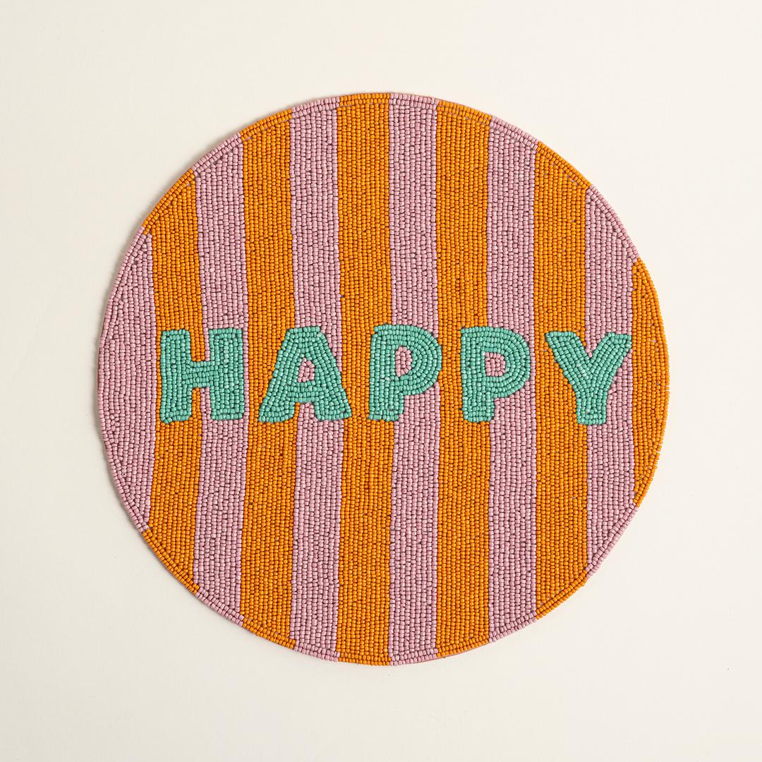 Khanpur Cam Boncuk Amerikan Servis 36 Cm Renkli