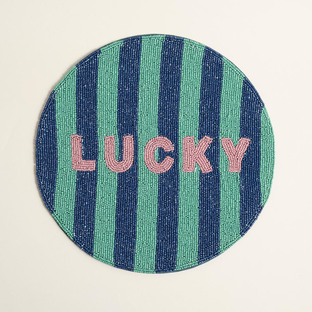 Khanpur Cam Boncuk Amerikan Servis 36 Cm Renkli