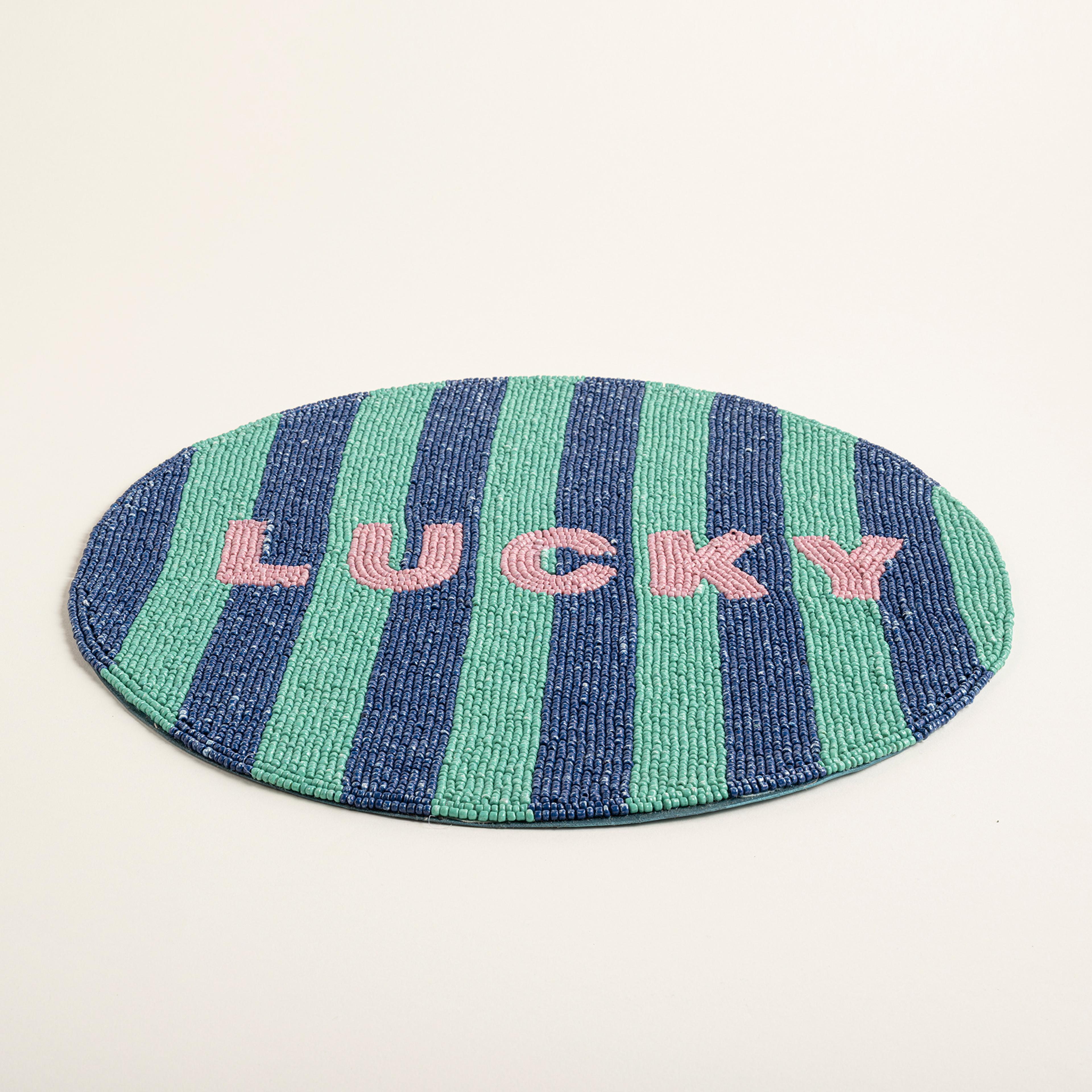 Khanpur Cam Boncuk Amerikan Servis 36 Cm Renkli