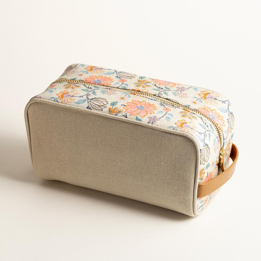 Noıda Baskılı Makyaj Çantası 9,75x5,25x5 Cm Yeşil