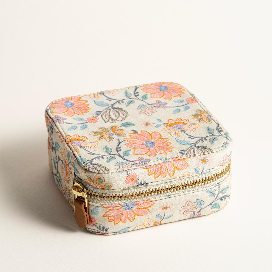 Noıda Baskılı Dekoratif Kutu 12.10x12.10 Cm Yeşil