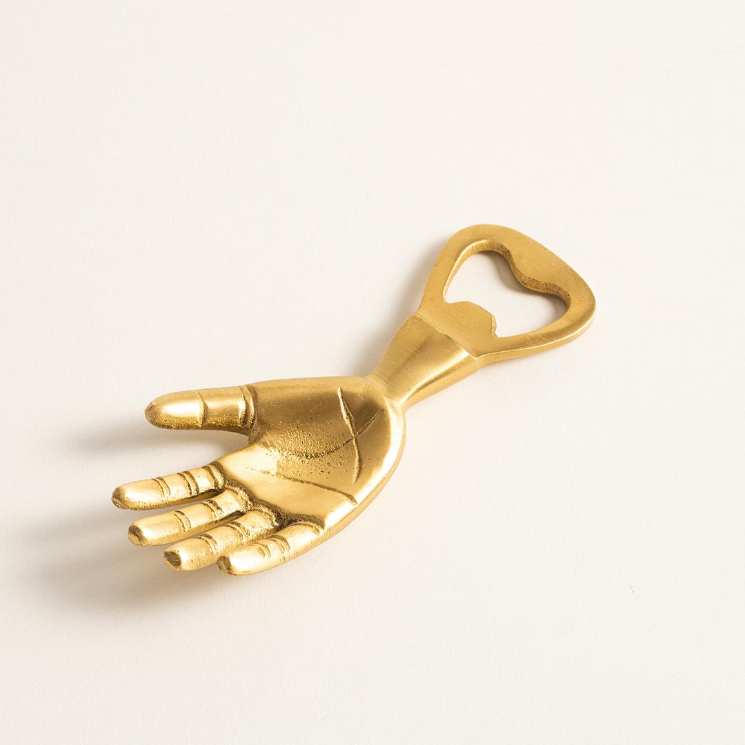 Lotus Pirinç Dekoratif Obje 12.5x5 Cm Gold