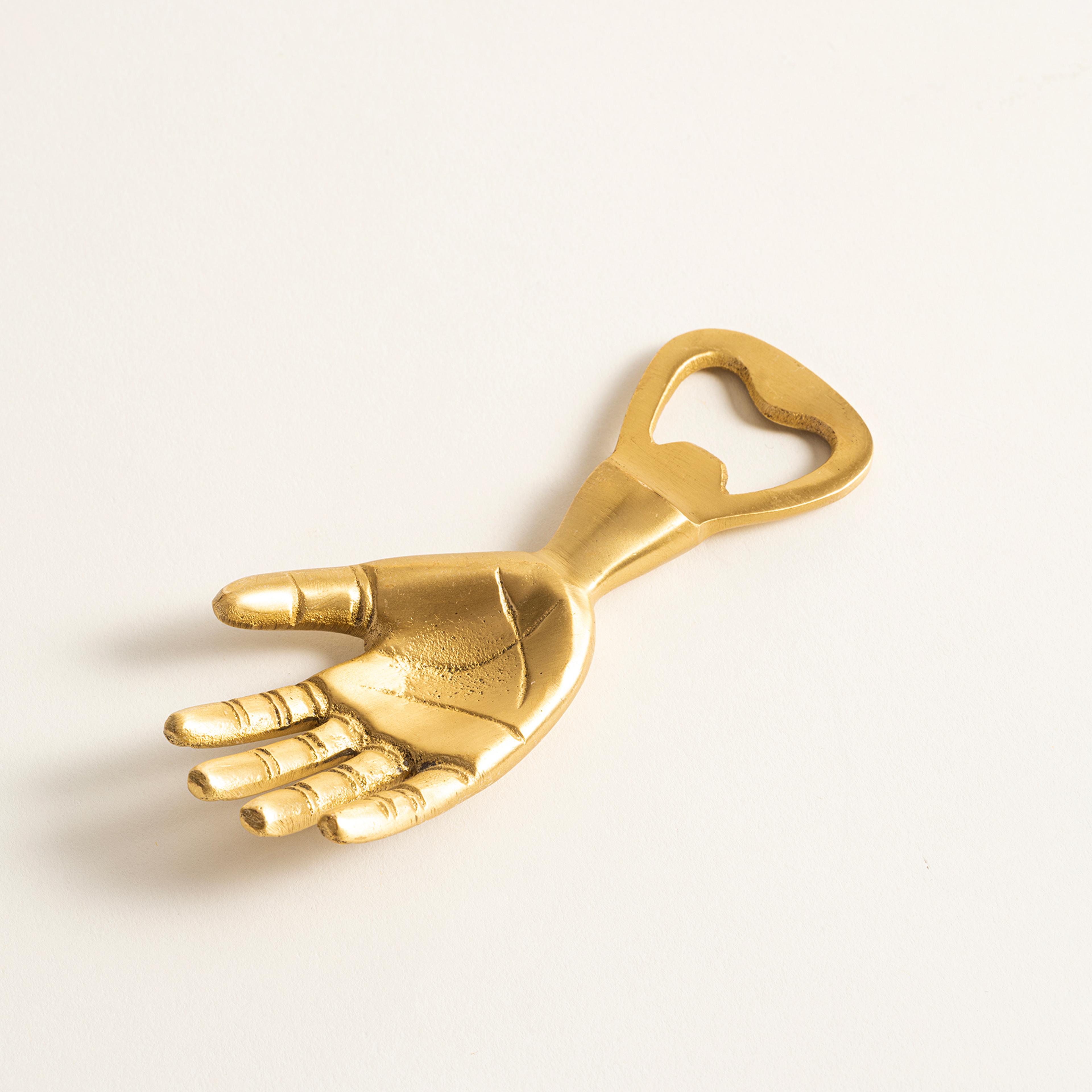 Lotus Pirinç Dekoratif Obje 12.5x5 Cm Gold