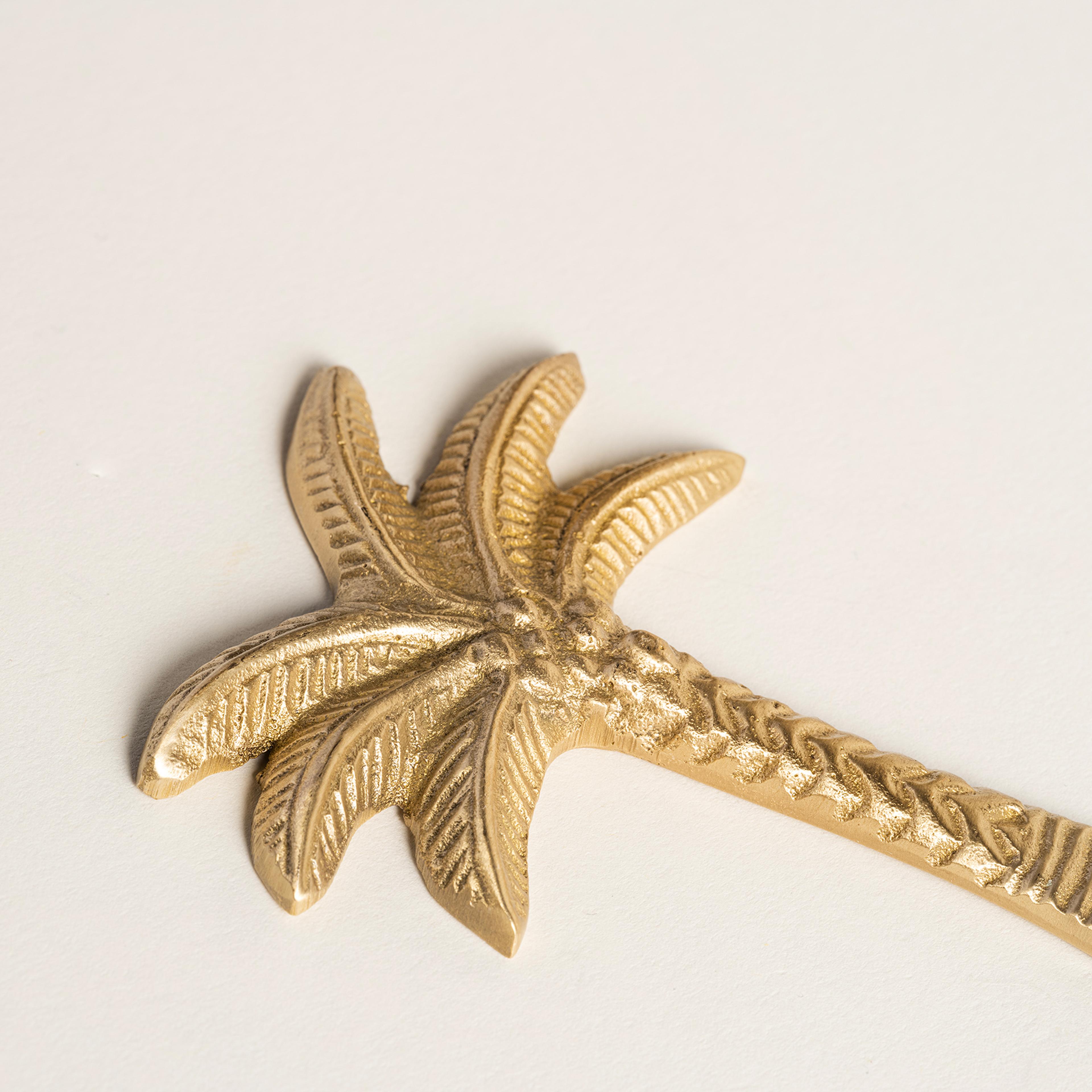 Lotus Pirinç Dekoratif Obje 11x6.5 Cm Gold