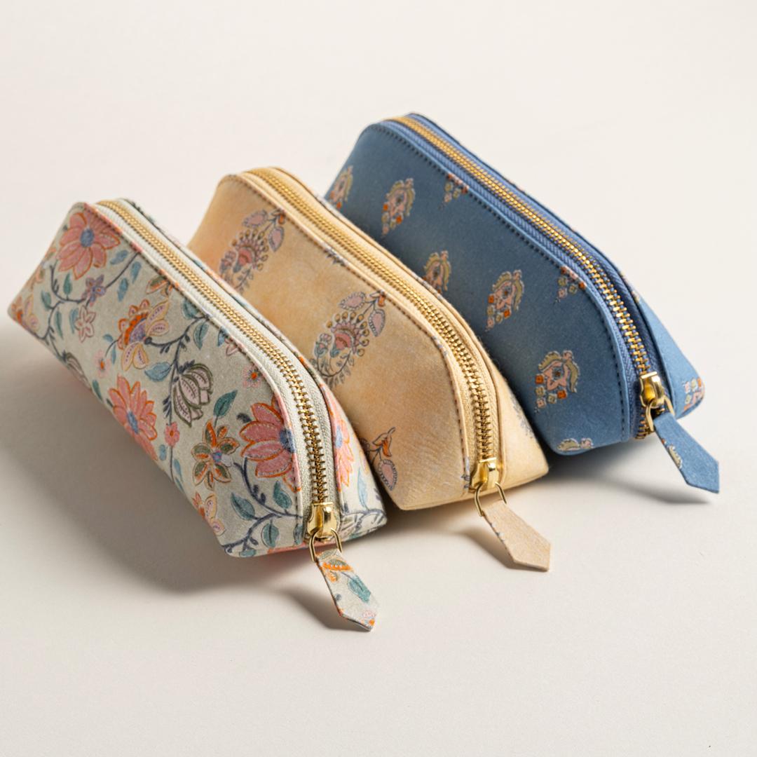 Noıda Baskılı Pamuk Kalemlik 21.00x6.10 Cm Yeşil