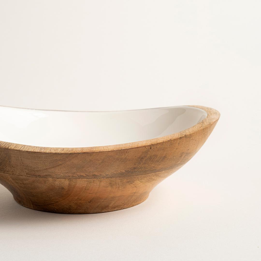 Lakrı Mango Ağacı Kase 20x19x6.5 Cm Natural