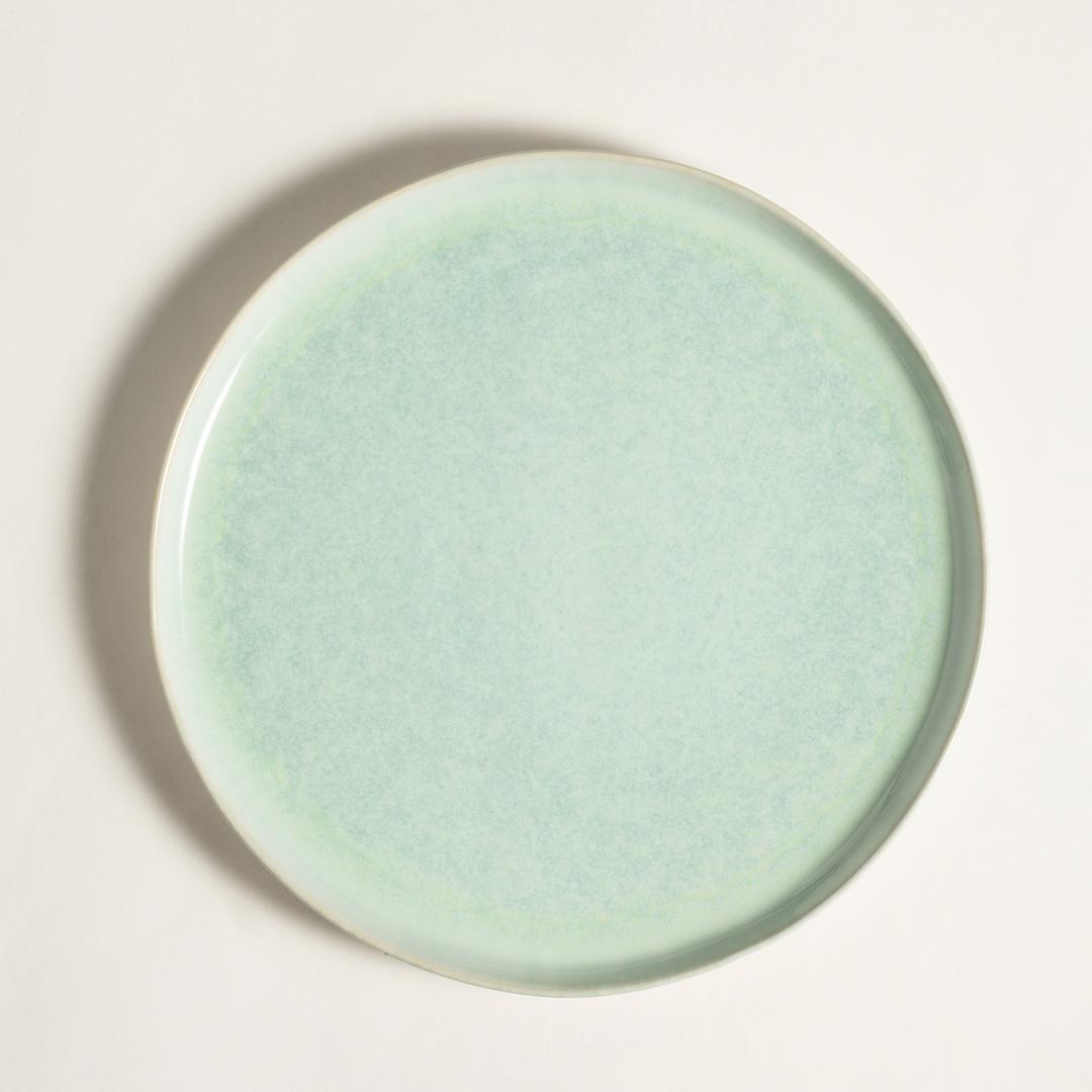 Fonte Stoneware Yemek Tabağı 26x26x2.5 Cm Yeşil